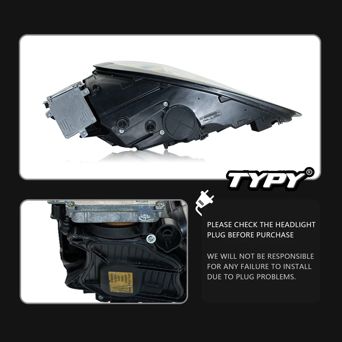 TYPY Car For Porsche Cayman 718 982 Headlight 2013-2023 Upgrade Modified New DRL Dynamic Turn Signal LED light Auto Accessories