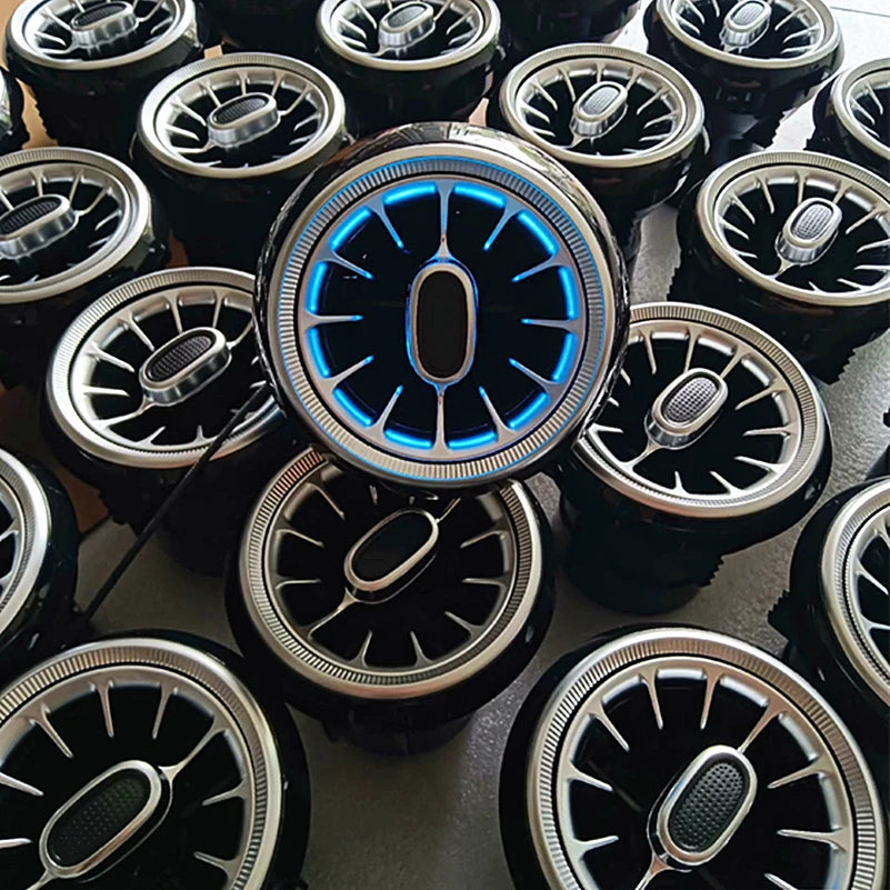 The dashboard air conditioning vent LED 64-color turbo vent is suitable for Hummer H2