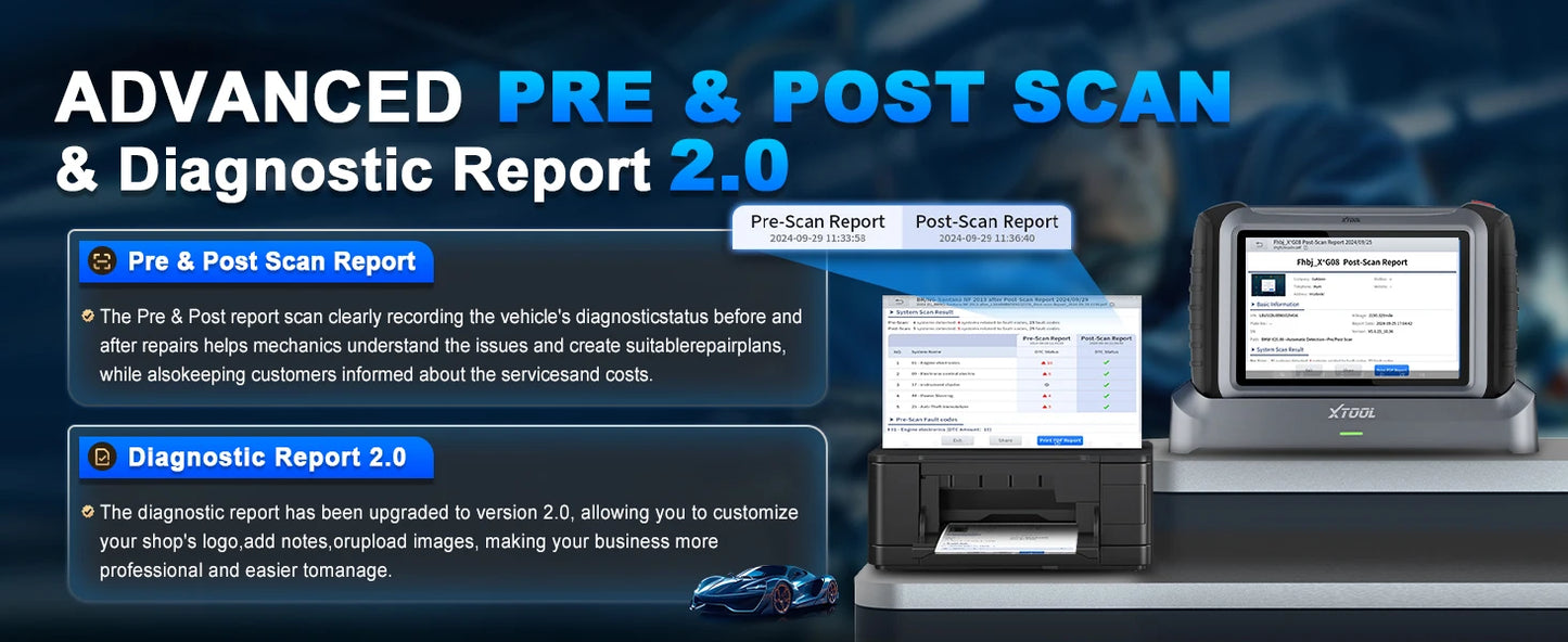 XTOOL InPlus IP919 MAX Bluetooth Car Diagnostic Tools ECU Programming J2534 Bi-directional 42+ Resets Scanner With Topology FCA