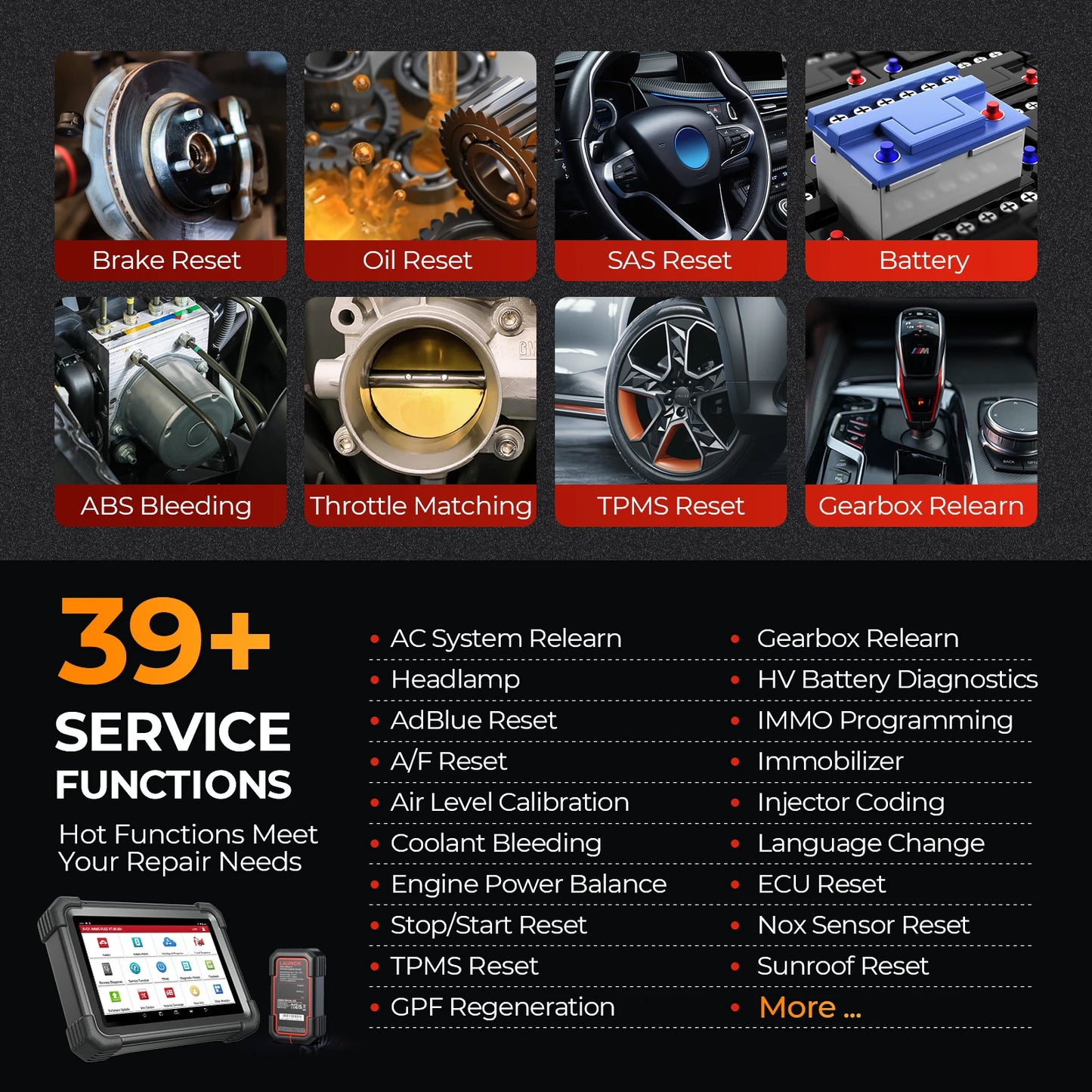 LAUNCH X431 IMMO Plus Car Key Programmer Programming Tool Automotive Diagnostic Scanner Auto Diagnosis Immobilizer