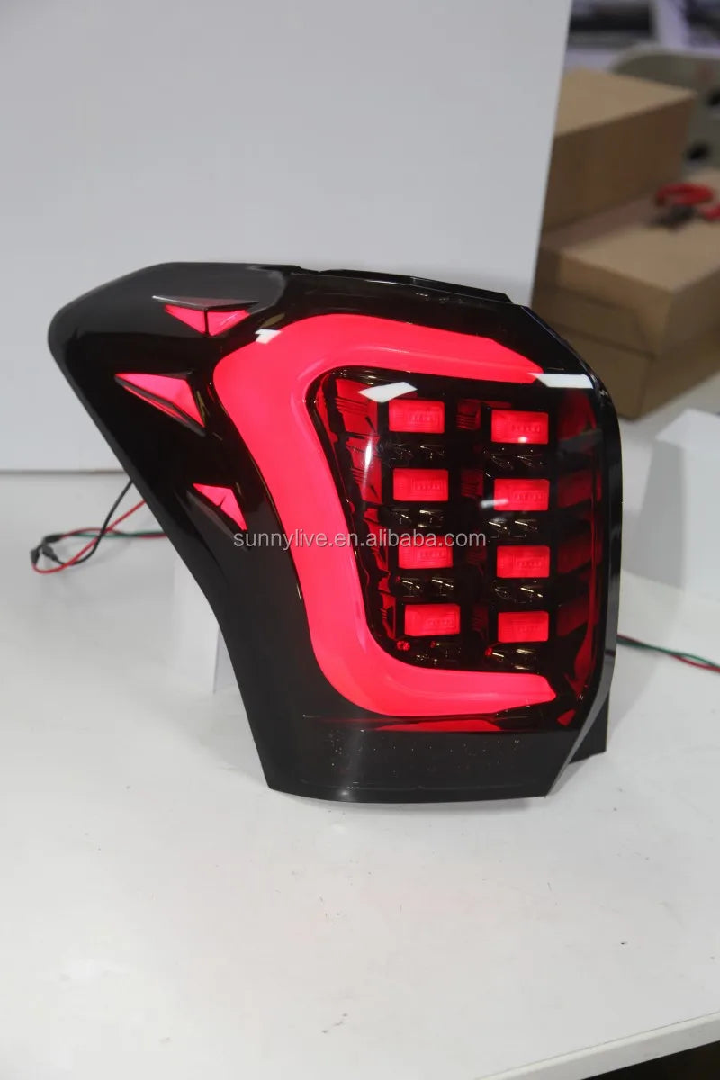2013-2015 Year For Subaru For Forester LED Strip Rear Light Chrome Housing Smoke Black Cover TW