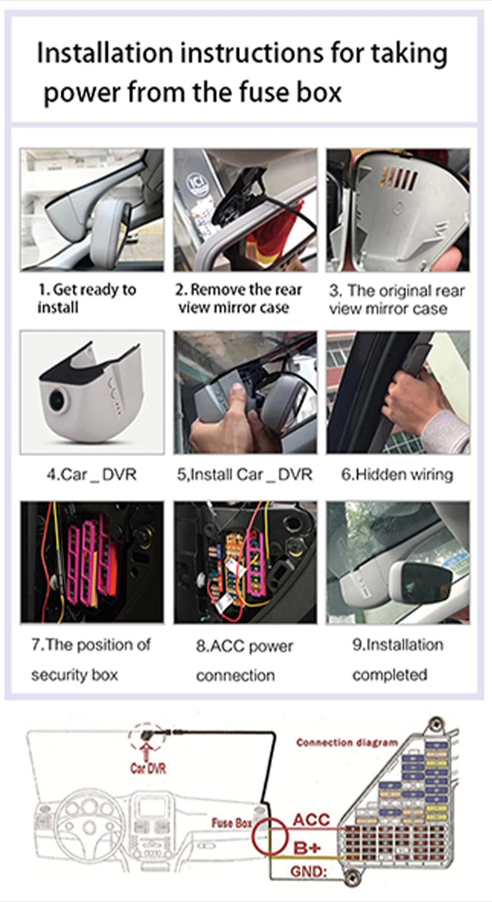 ZJCGO 4K Wifi 3840*2160 DVR Dash Cam Camera Video Recorder for Alfa Romeo Giulia Stelvio 952 949 2015~2024