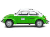 1974 Volkswagen Beetle 1303 "Mexican Taxi" Green and White 1/18 Diecast Model Car by Solido