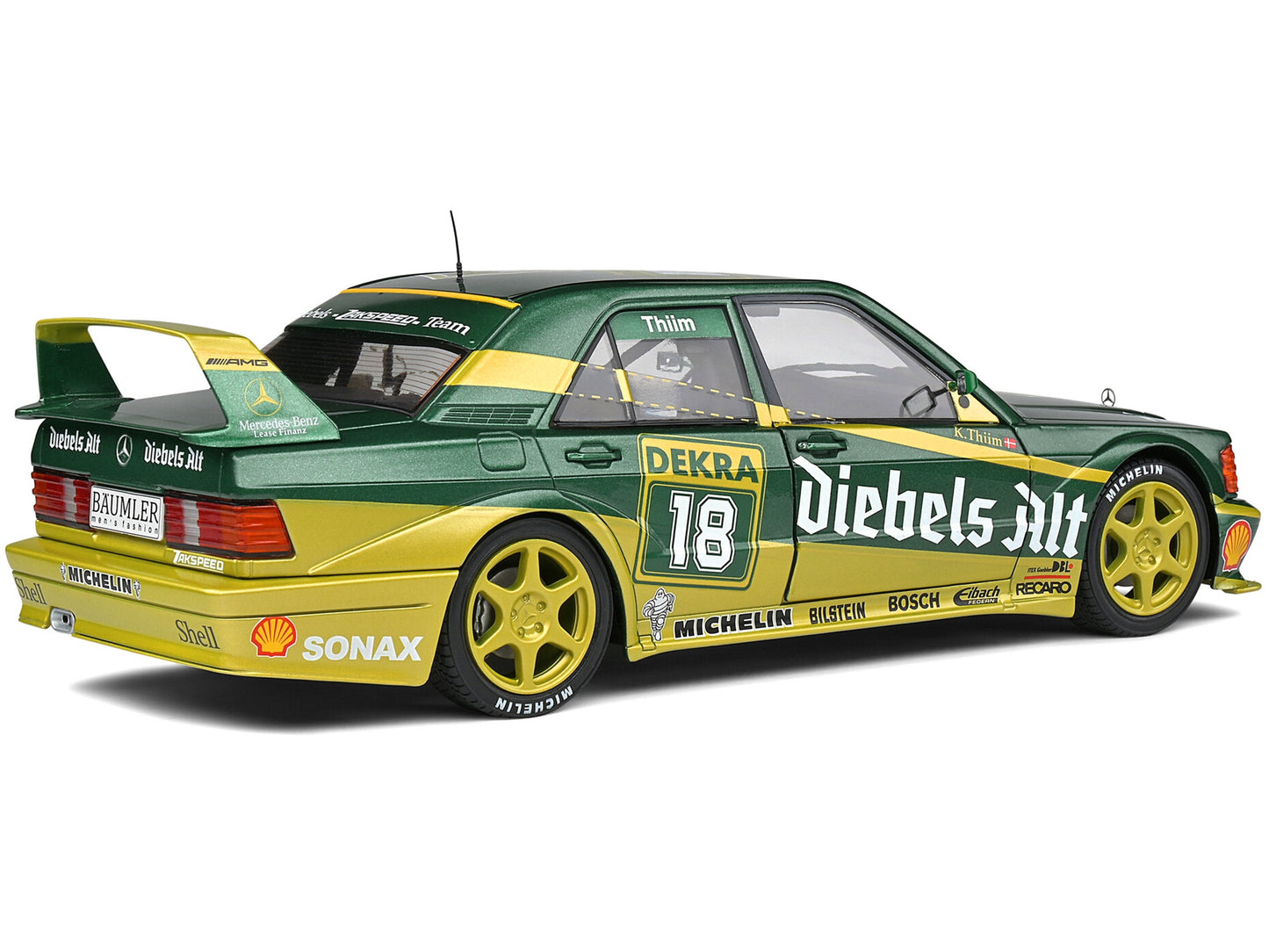 Mercedes-Benz 190 EVO II #18 Kurt Thiim "DTM (Deutsche - Premium Mercedes Models from Solido - Just $91.79! Shop now at Rapidvehicles