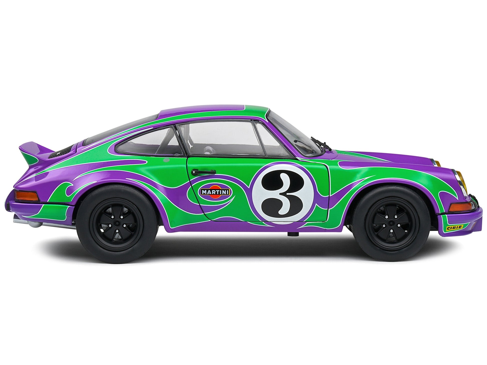 1973 Porsche 911 RSR #3 "Purple Hippy Tribute" "Competition" - Premium Porsche Models from Solido - Just $117.99! Shop now at Rapidvehicles