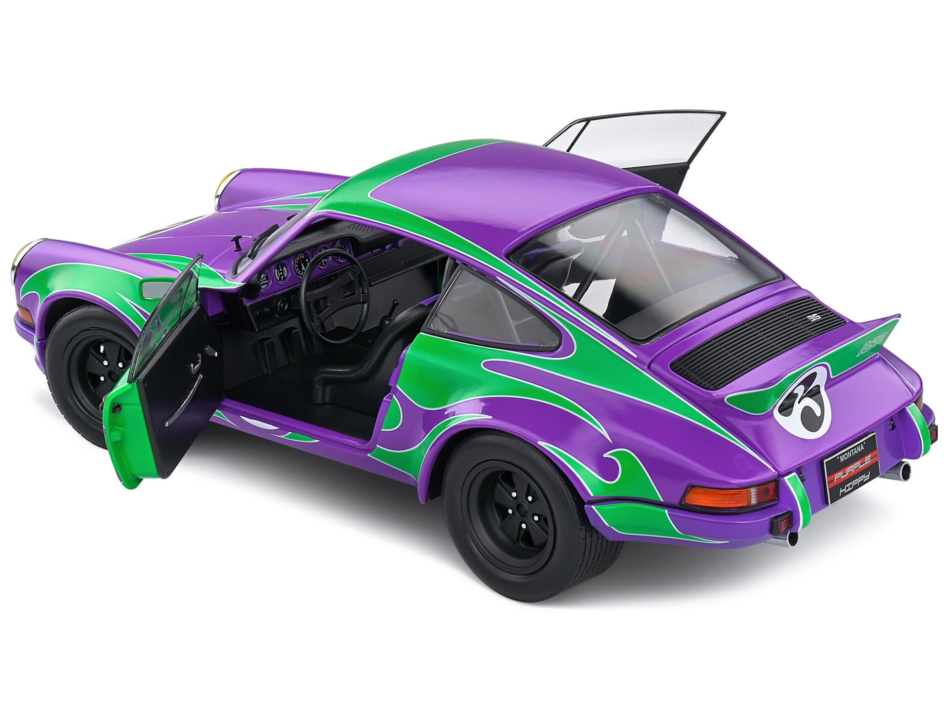 1973 Porsche 911 RSR #3 "Purple Hippy Tribute" "Competition" - Premium Porsche Models from Solido - Just $117.99! Shop now at Rapidvehicles