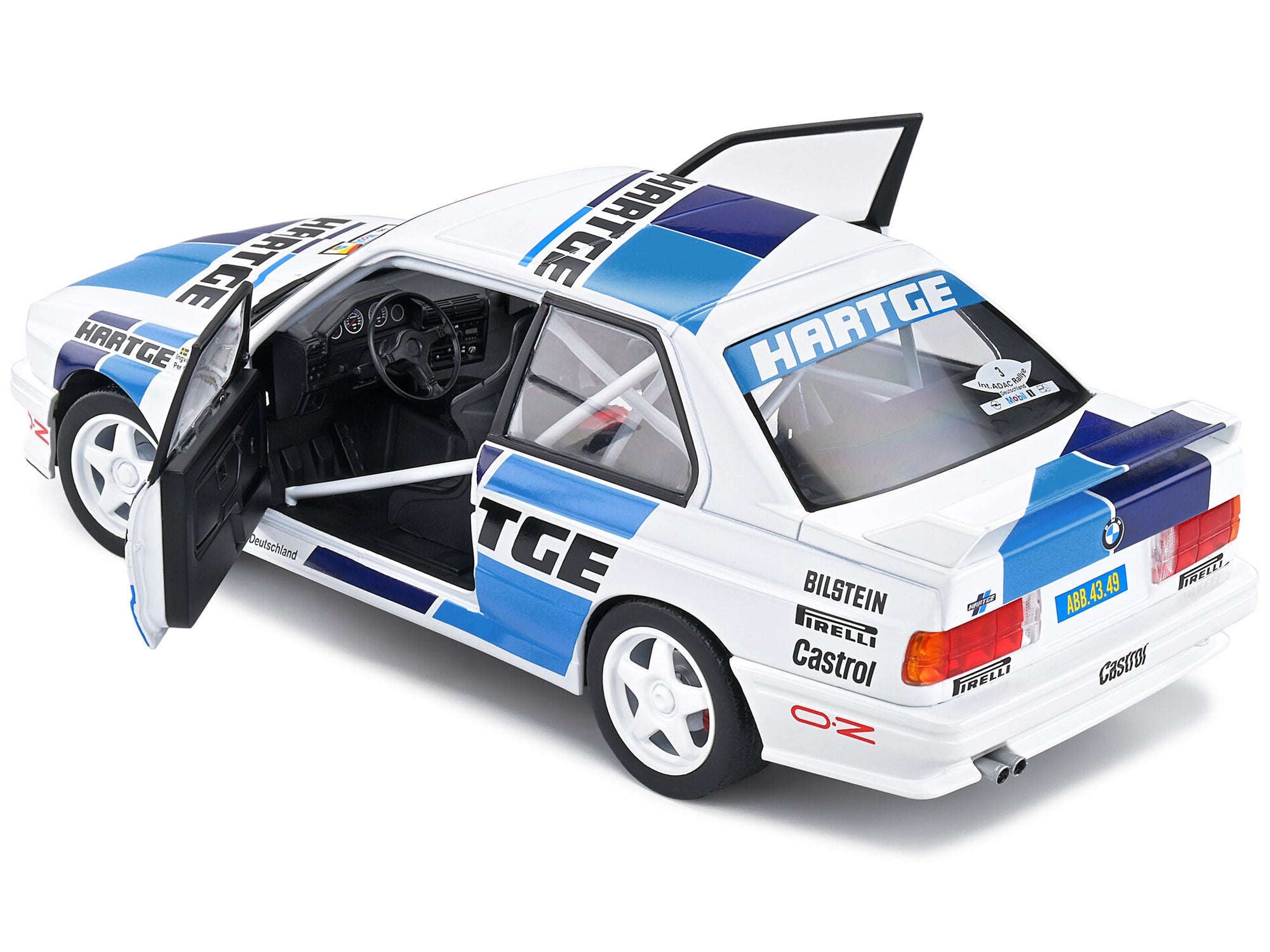 BMW E30 M3 Gr. A #3 Ingvar Carlsson - Per Carlsson "Adac Rallye Deutchland" (1990) "Competition" Series 1/18 Diecast Model Car by Solido - Premium Rally Models from Solido - Just $87.99! Shop now at Rapidvehicles