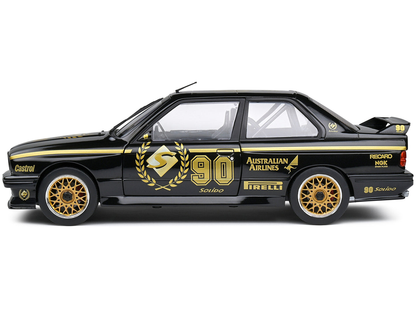 1990 BMW E30 M3 Black "Solido 90th Anniversary" Livery Limited - Premium BMW Models from Solido - Just $106.19! Shop now at Rapidvehicles