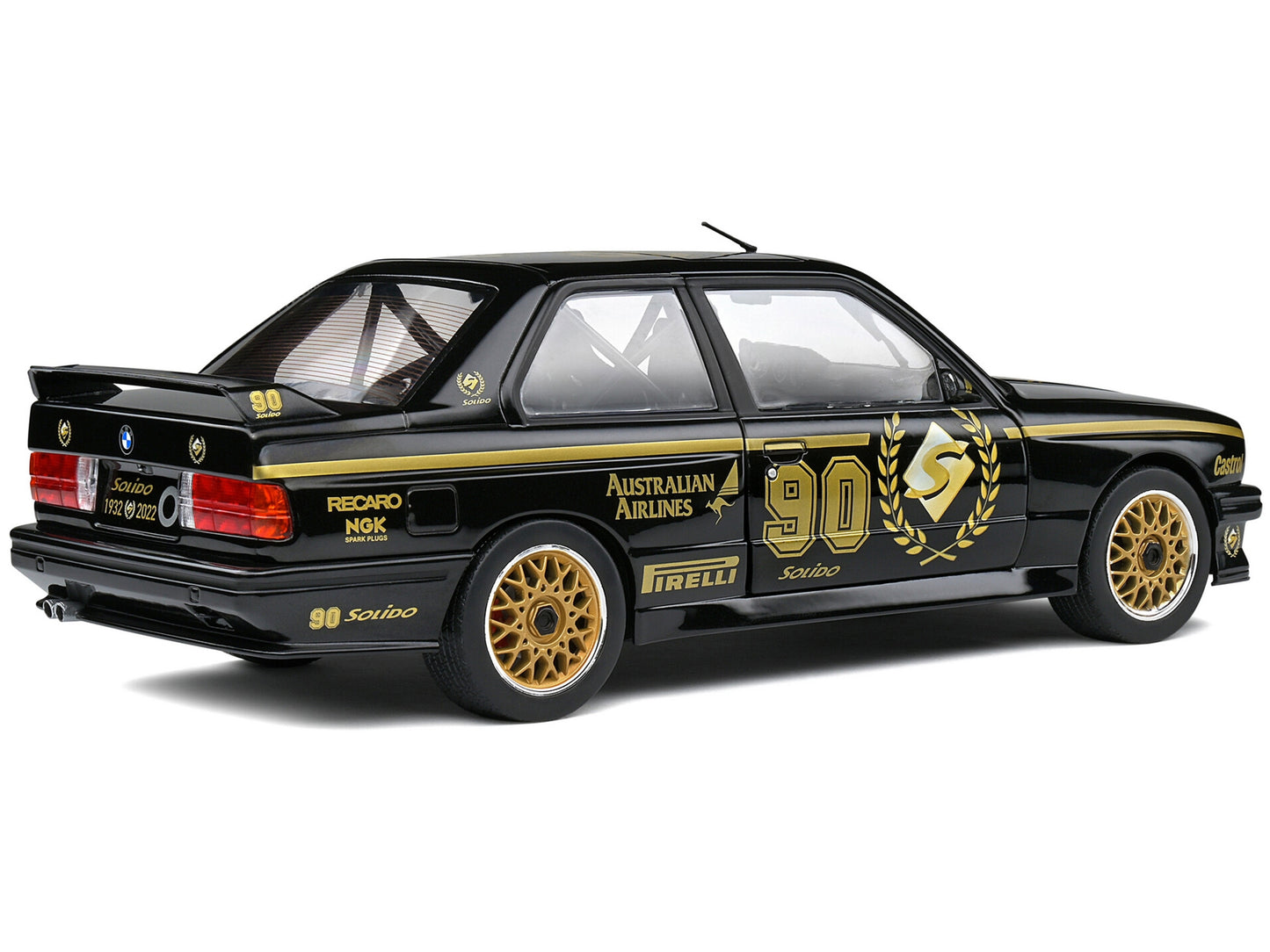 1990 BMW E30 M3 Black "Solido 90th Anniversary" Livery Limited - Premium BMW Models from Solido - Just $106.19! Shop now at Rapidvehicles