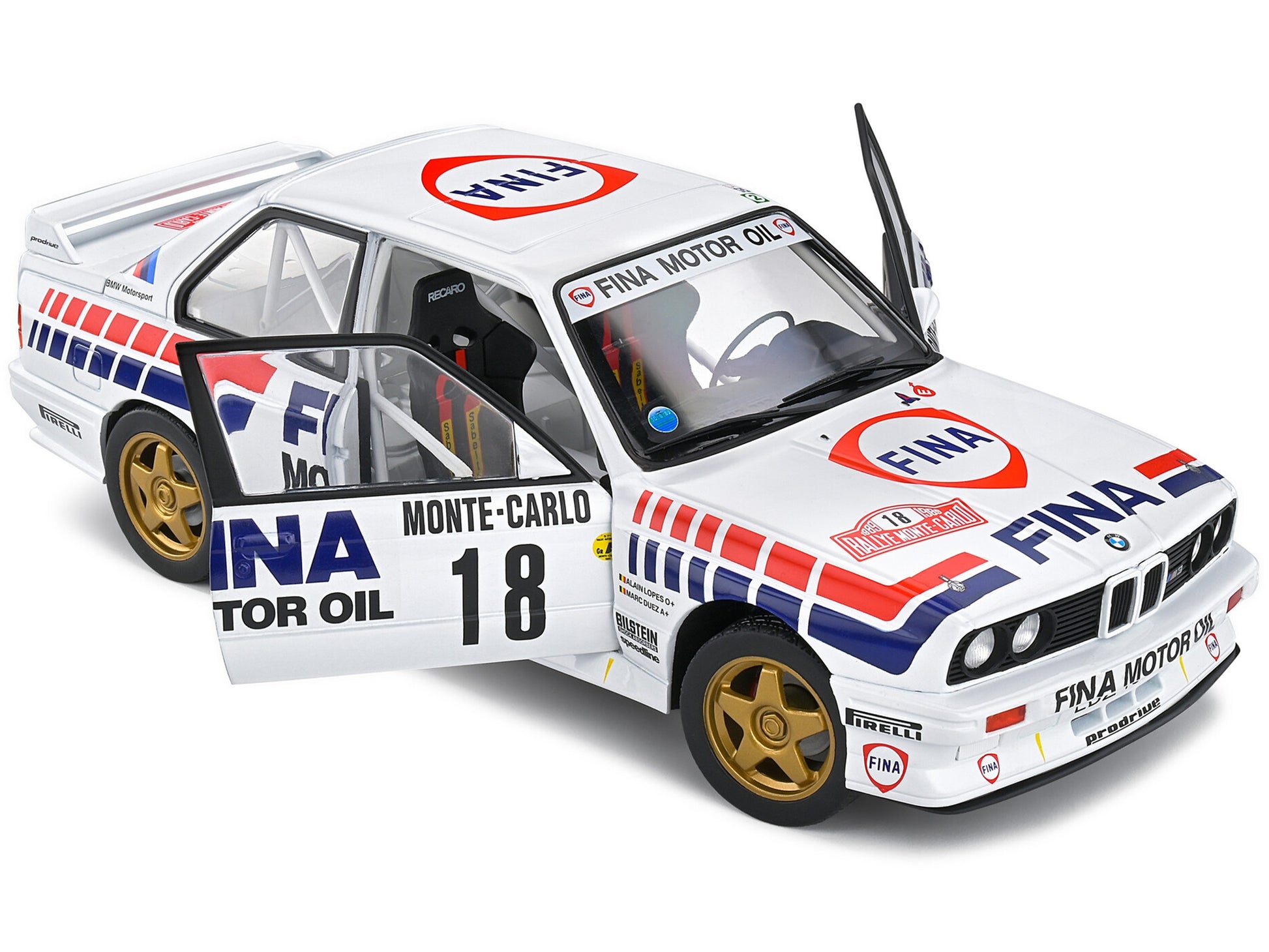 BMW E30 M3 Gr.A #18 Marc Duez - Alain Lopes "Rally Monte-Carlo" - Premium Rally Models from Solido - Just $106.19! Shop now at Rapidvehicles