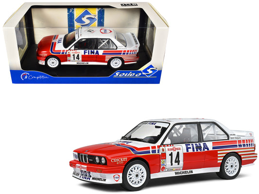 BMW E30 M3 #14 Marc Duez "Belgian Procar Championship" (1993) "Competition" Series 1/18 Diecast Model Car by Solido free shipping USA