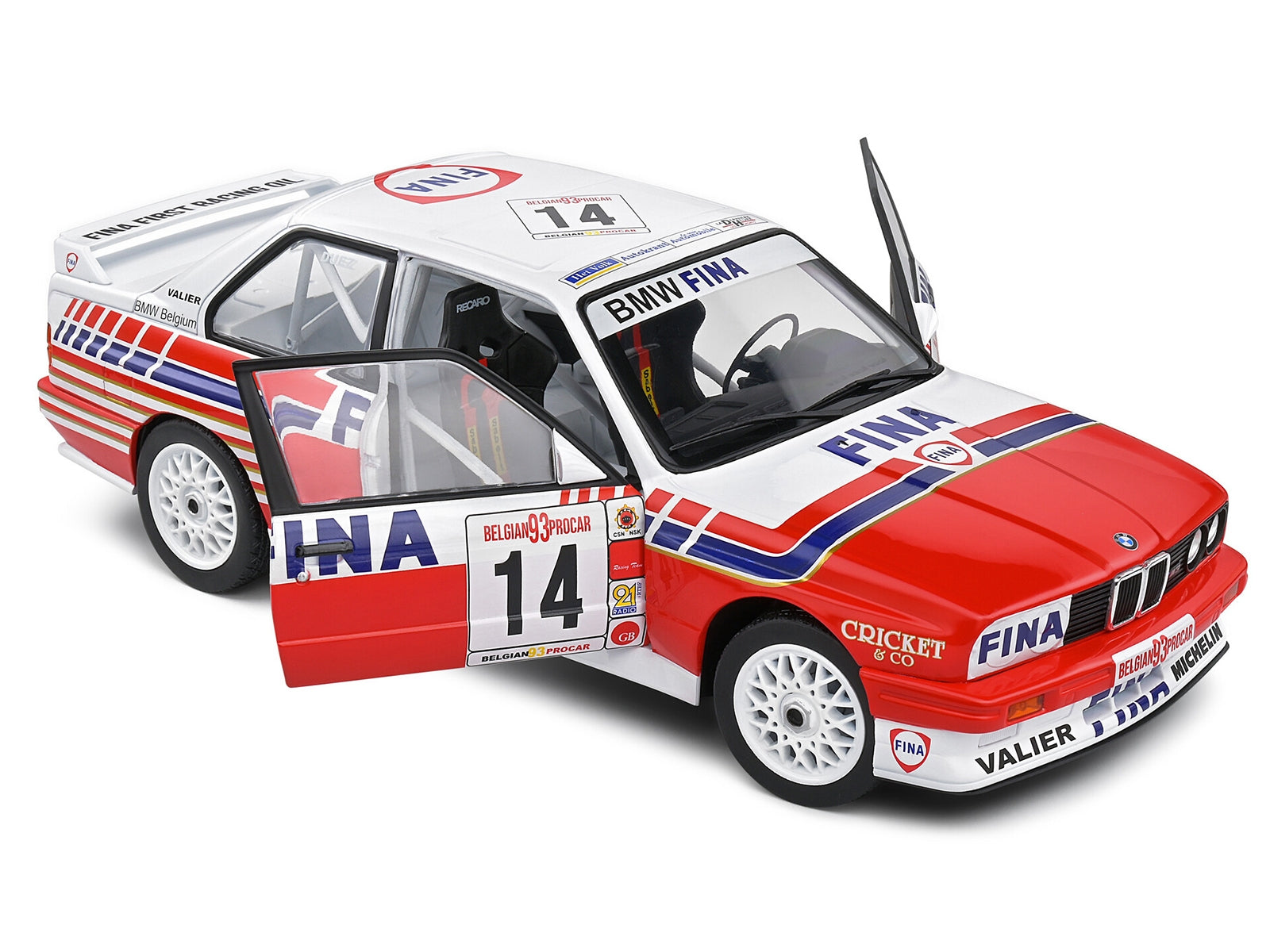 BMW E30 M3 #14 Marc Duez "Belgian Procar Championship" (1993) "Competition" Series 1/18 Diecast Model Car by Solido - Premium BMW Models from Solido - Just $94.99! Shop now at Rapidvehicles