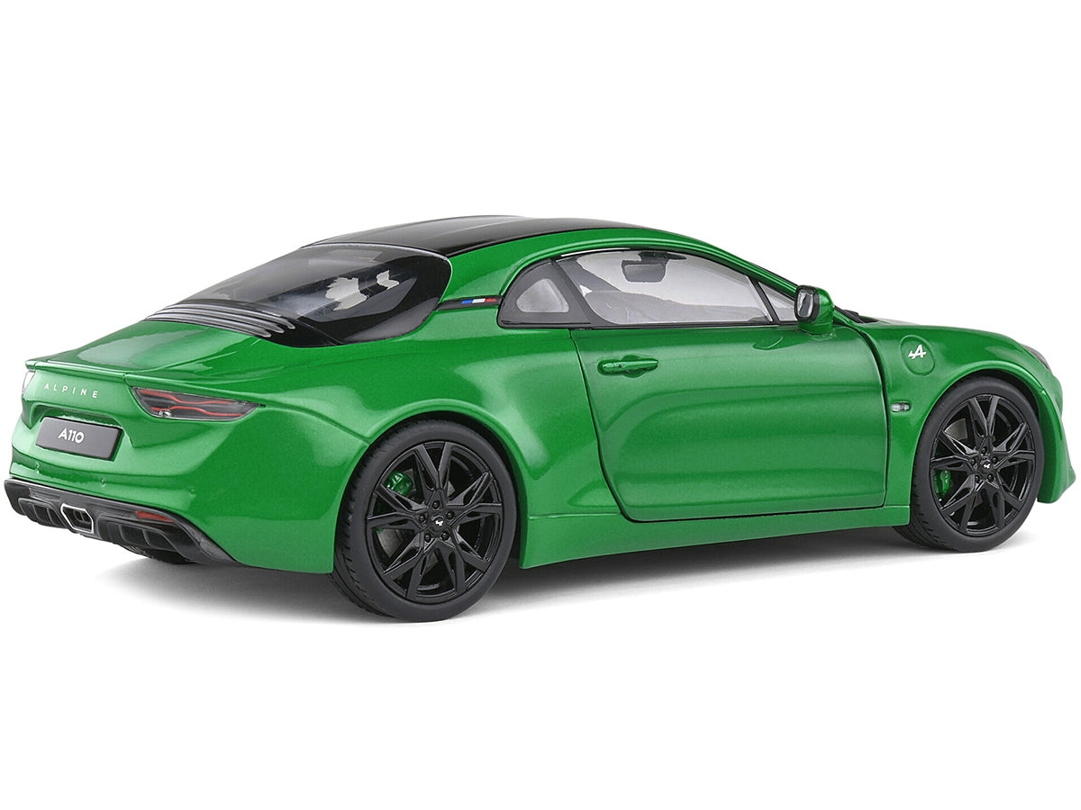 2021 Alpine A110 Pure Vert Jardin Green Metallic with Black Top - Premium Other from Solido - Just $92.99! Shop now at Rapidvehicles