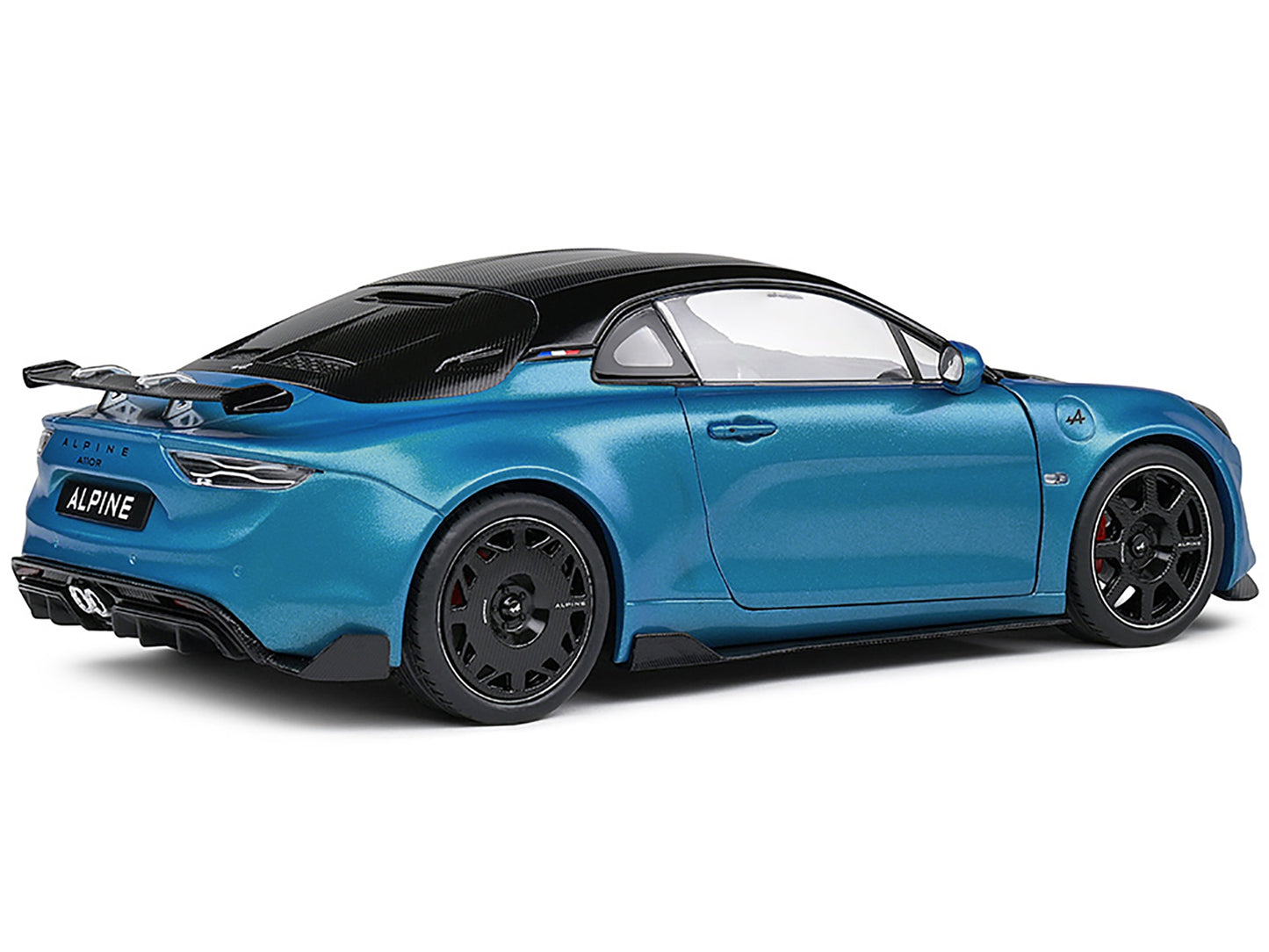 2023 Alpine A100 Radicale Blue Metallic with Carbon Hood and Top