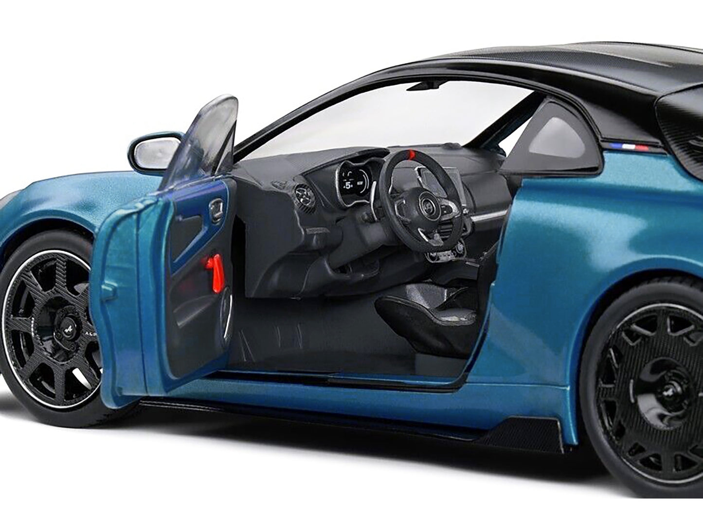 2023 Alpine A100 Radicale Blue Metallic with Carbon Hood and Top