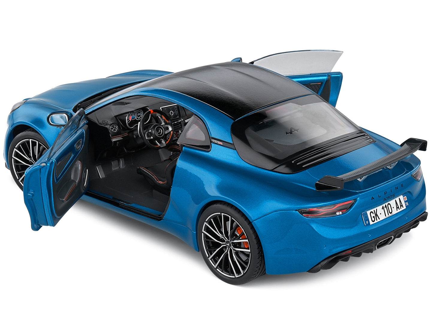 2023 Alpine A110S Pack Aero Bleu Alpine Blue Metallic with Black - Premium Other from Solido - Just $94.99! Shop now at Rapidvehicles