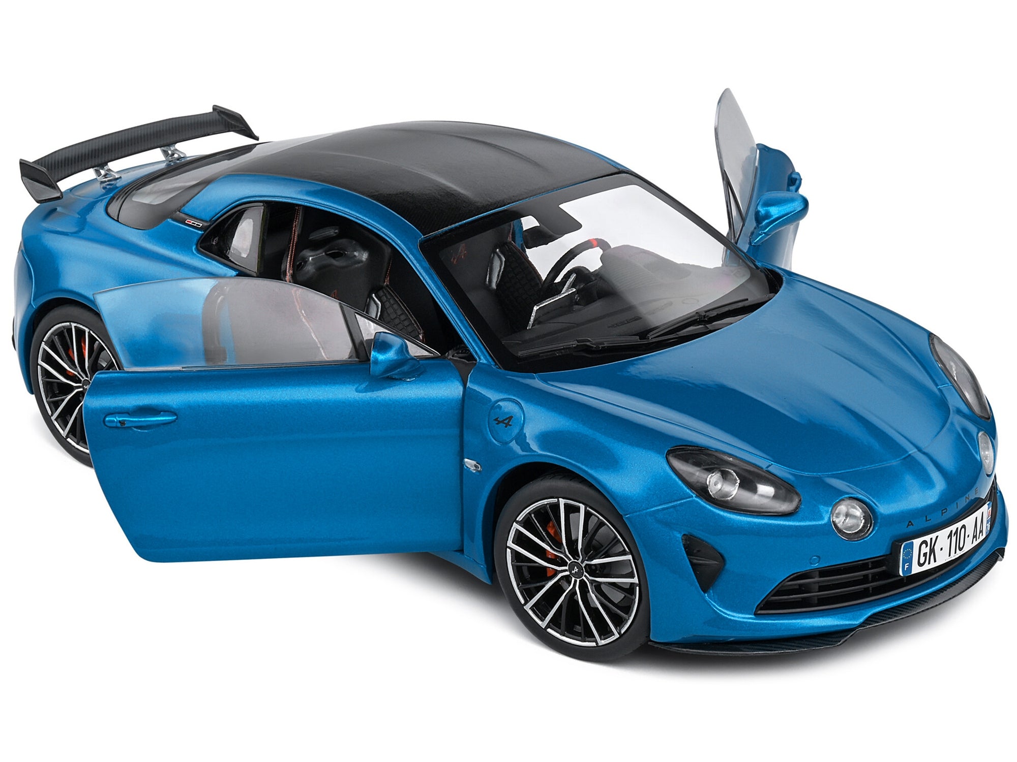 2023 Alpine A110S Pack Aero Bleu Alpine Blue Metallic with Black Top 1/18 Diecast Model Car by Solido - Premium Other from Solido - Just $86.22! Shop now at Rapidvehicles