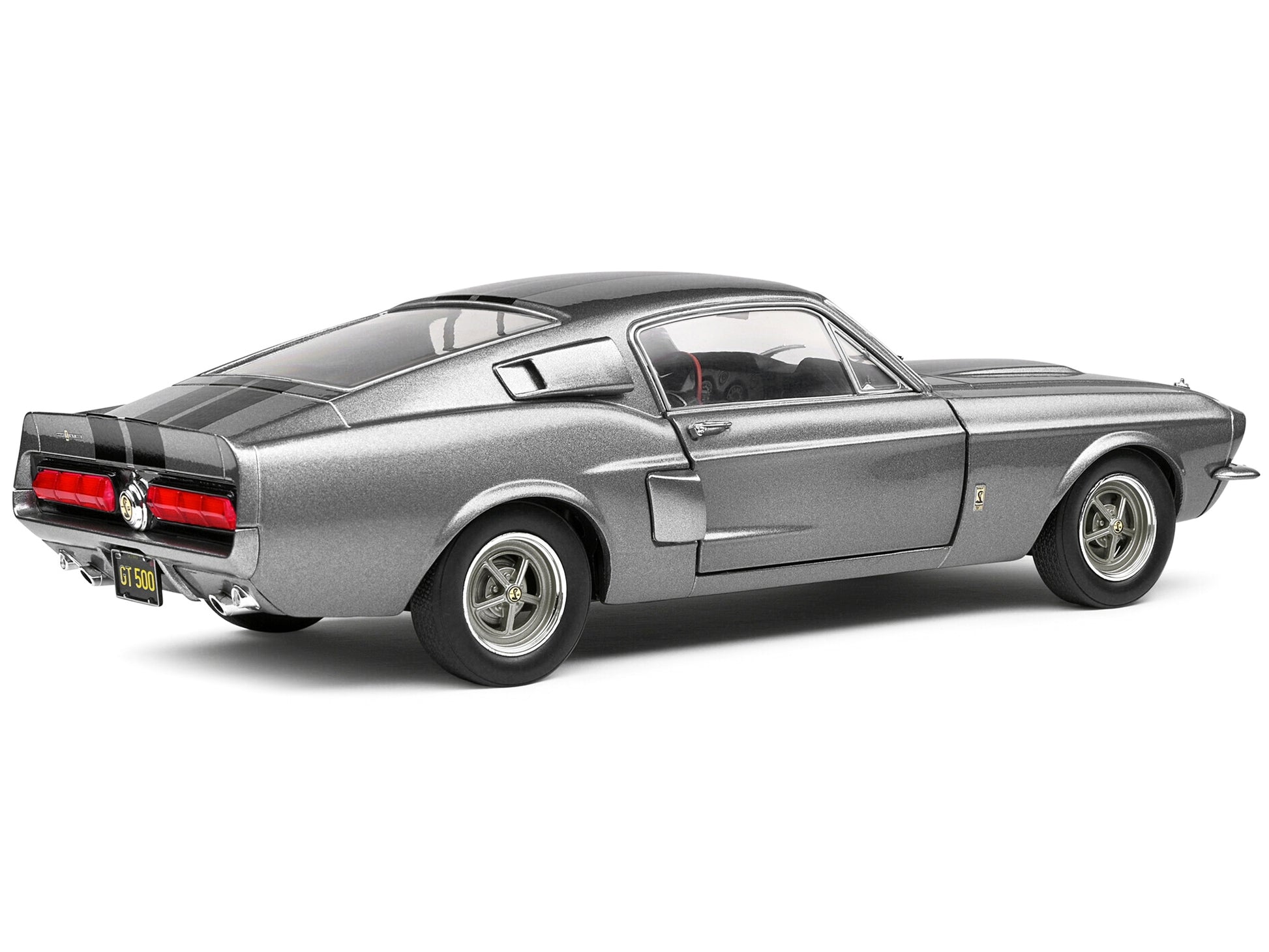 1967 Shelby GT500 Gray Metallic with Black Stripes 1/18 DiecastFREE SHIPPING IN US - Premium Shelby Models from Solido - Just $91.79! Shop now at Rapidvehicles