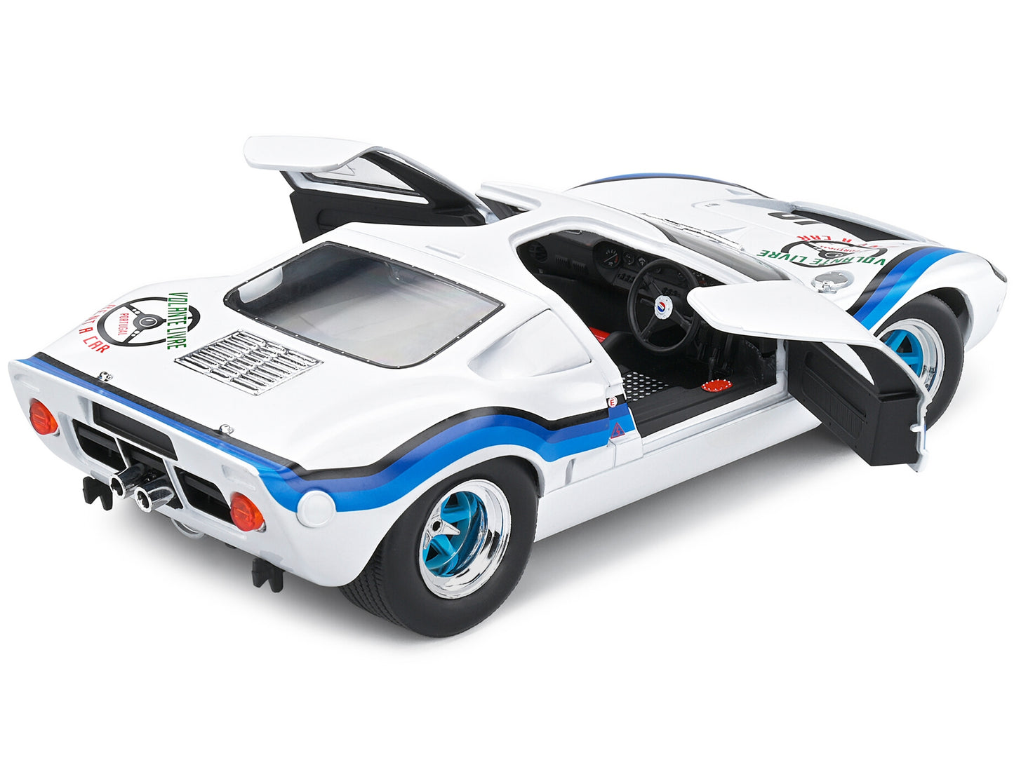 Ford GT40 MK.1 RHD (Right Hand Drive) #19 Emilio Marta "Angola - Premium Ford Models from Solido - Just $106.19! Shop now at Rapidvehicles