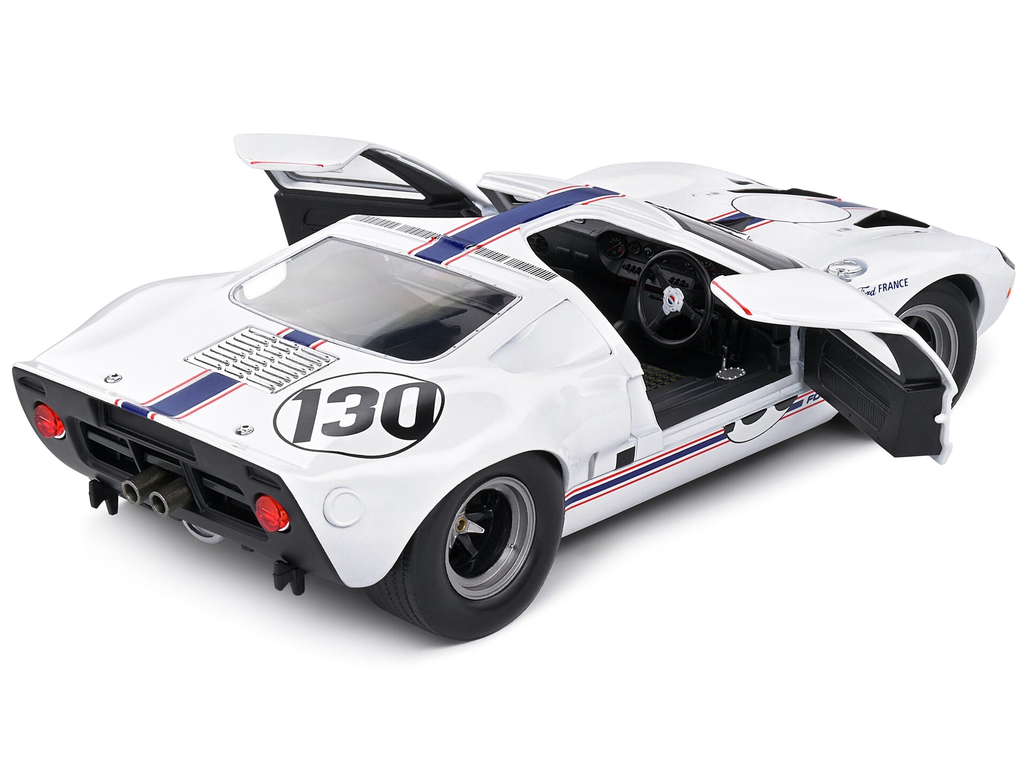 Ford GT40 MK1 #130 Henri Greder - Jean-Michel Giorgi "Targa Florio" (1967) "Competition" Series 1/18 Diecast Model Car by Solido - Premium Ford Models from Solido - Just $95.99! Shop now at Rapidvehicles