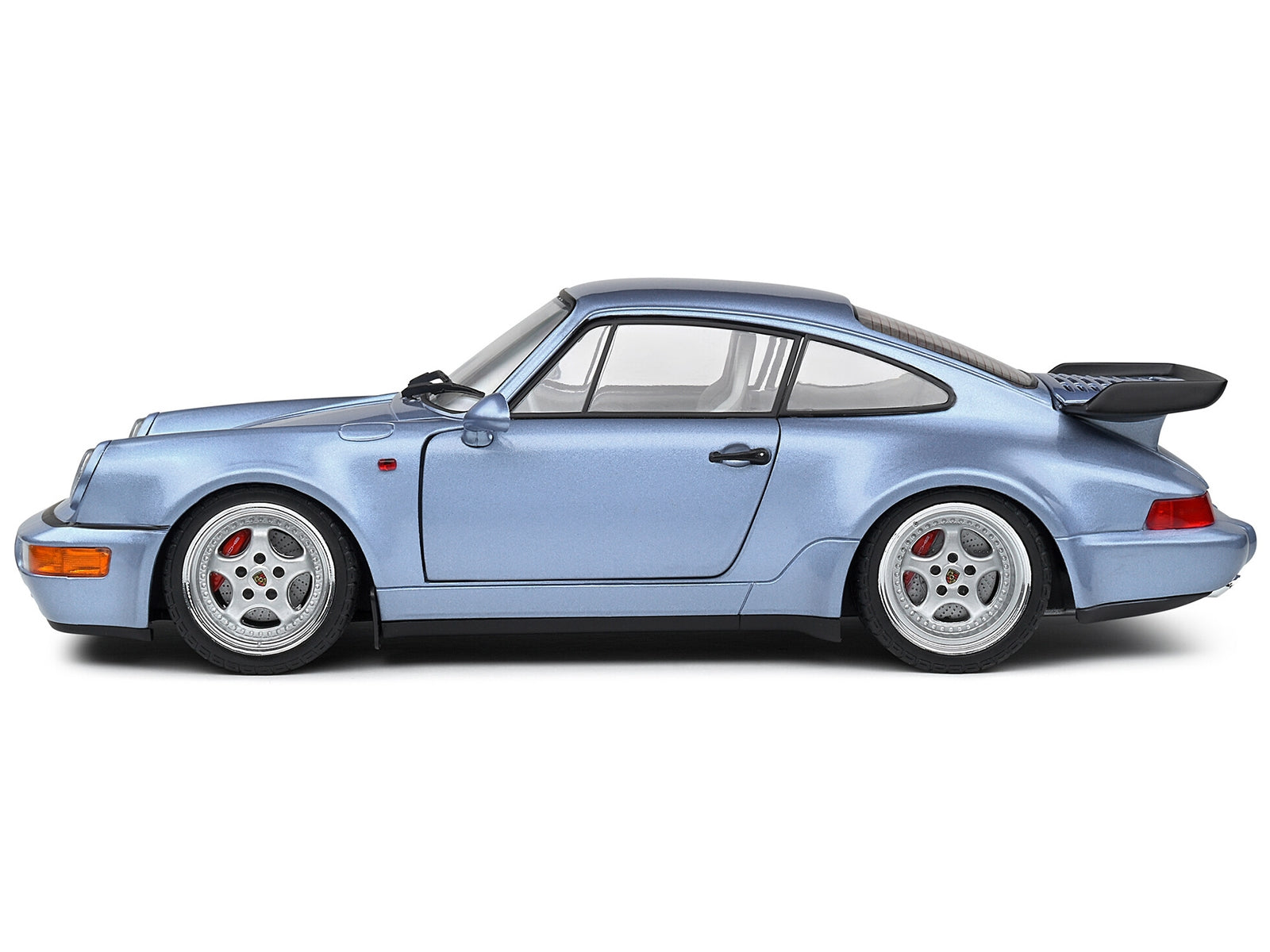 1990 Porsche 911 (964) Turbo Horizon Blue Metallic 1/18 Diecast Model Car by Solido - Premium Porsche Models from Solido - Just $87.99! Shop now at Rapidvehicles