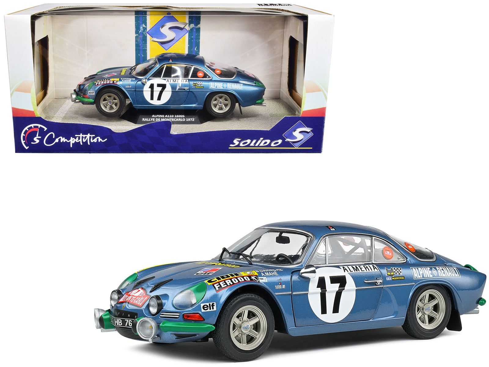 Alpine A110 1600S #17 Bernard Darniche - Alain Mahe "Rallye de - Premium Other from Solido - Just $117.99! Shop now at Rapidvehicles