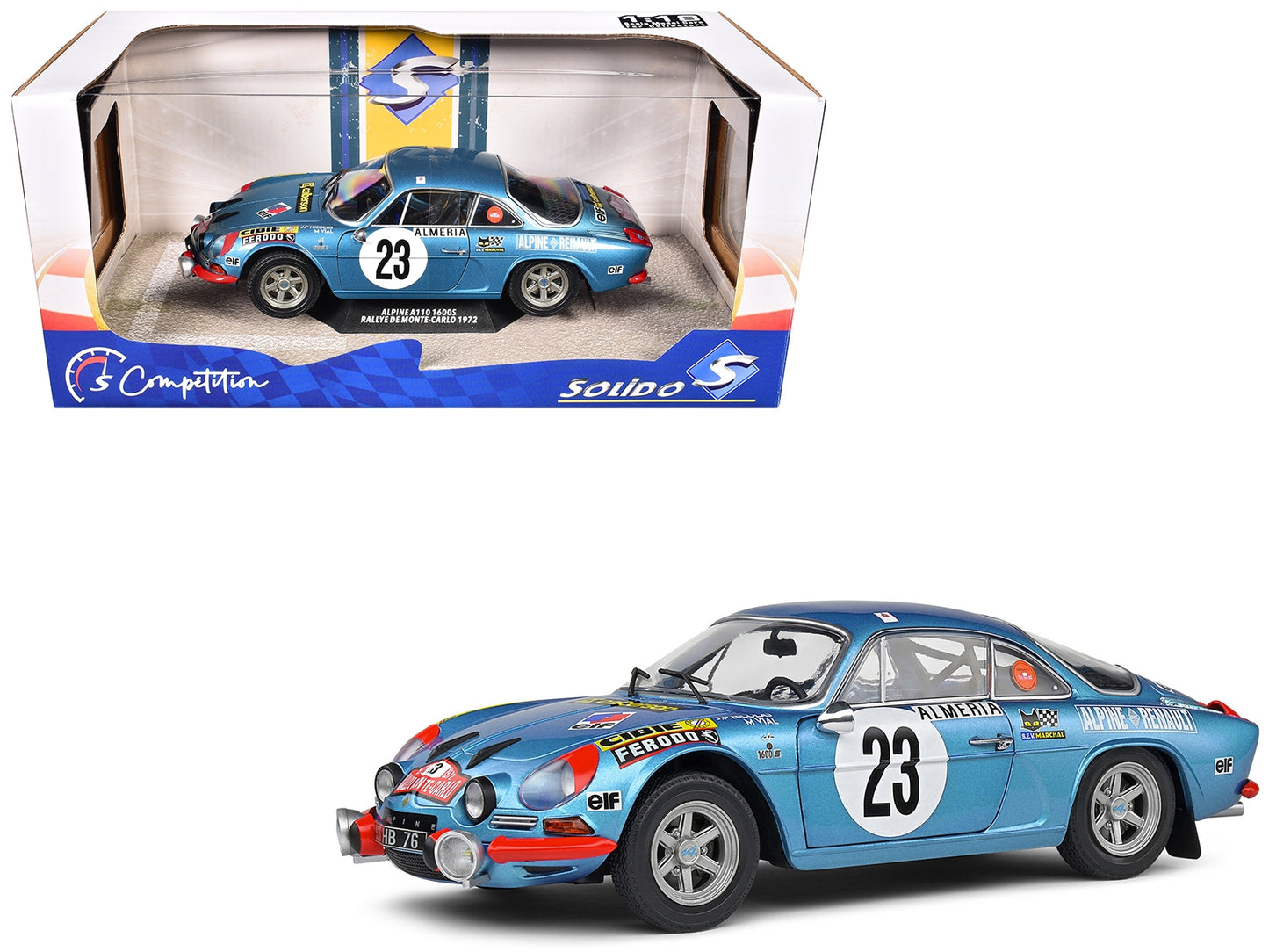 Alpine A110 1600S #23 Jean-Pierre Nicolas - Michel Vial "Rallye - Premium Other from Solido - Just $118.99! Shop now at Rapidvehicles