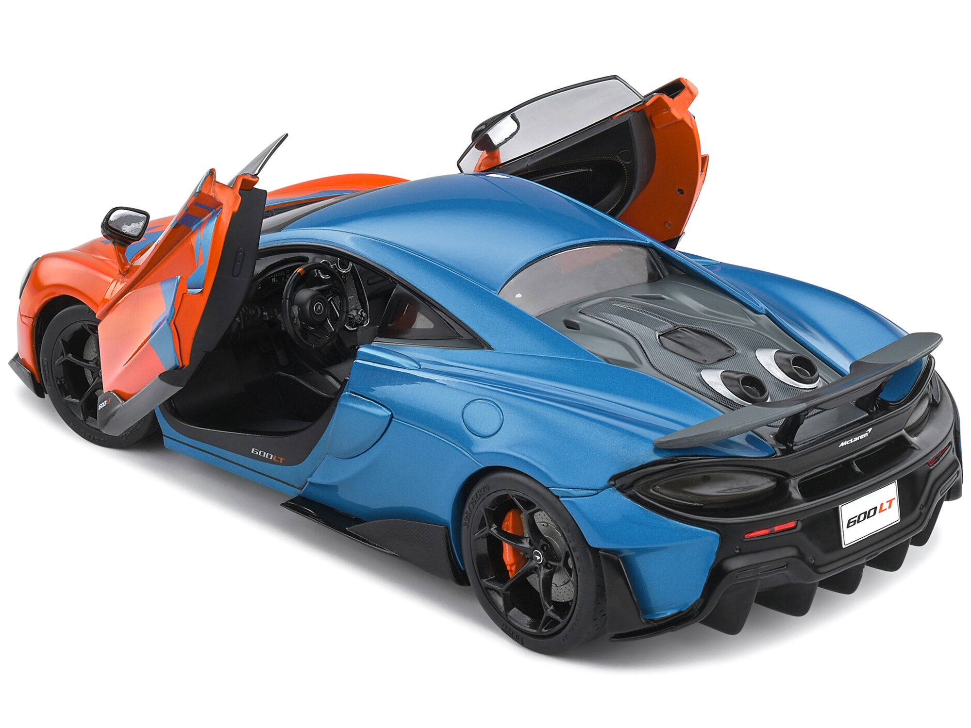 2019 McLaren 600LT Blue Metallic and Orange "Formula One Team