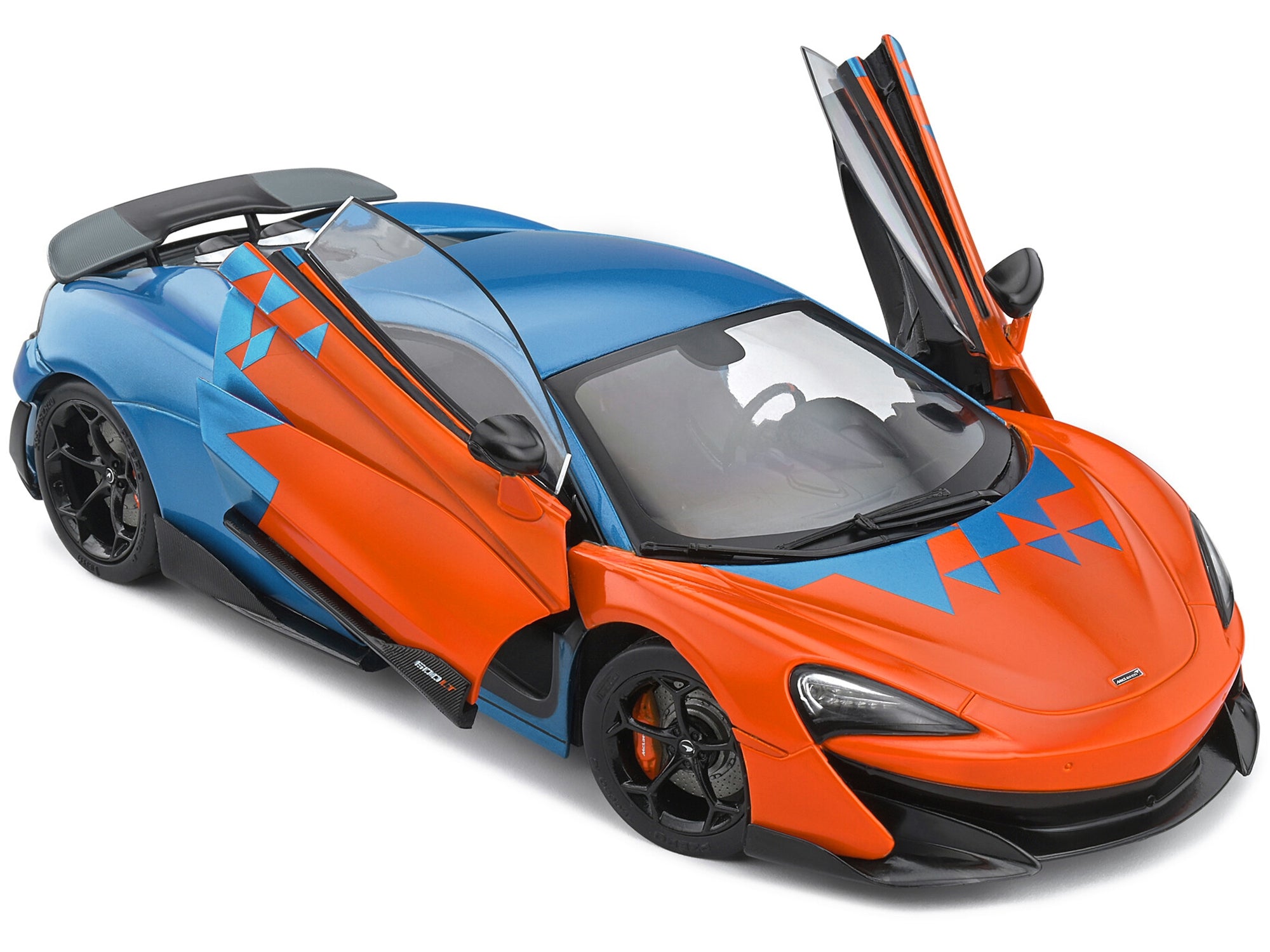 2019 McLaren 600LT Blue Metallic and Orange "Formula One Team