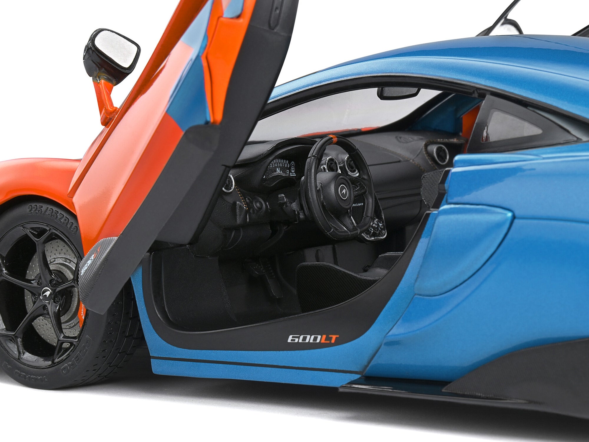 2019 McLaren 600LT Blue Metallic and Orange "Formula One Team