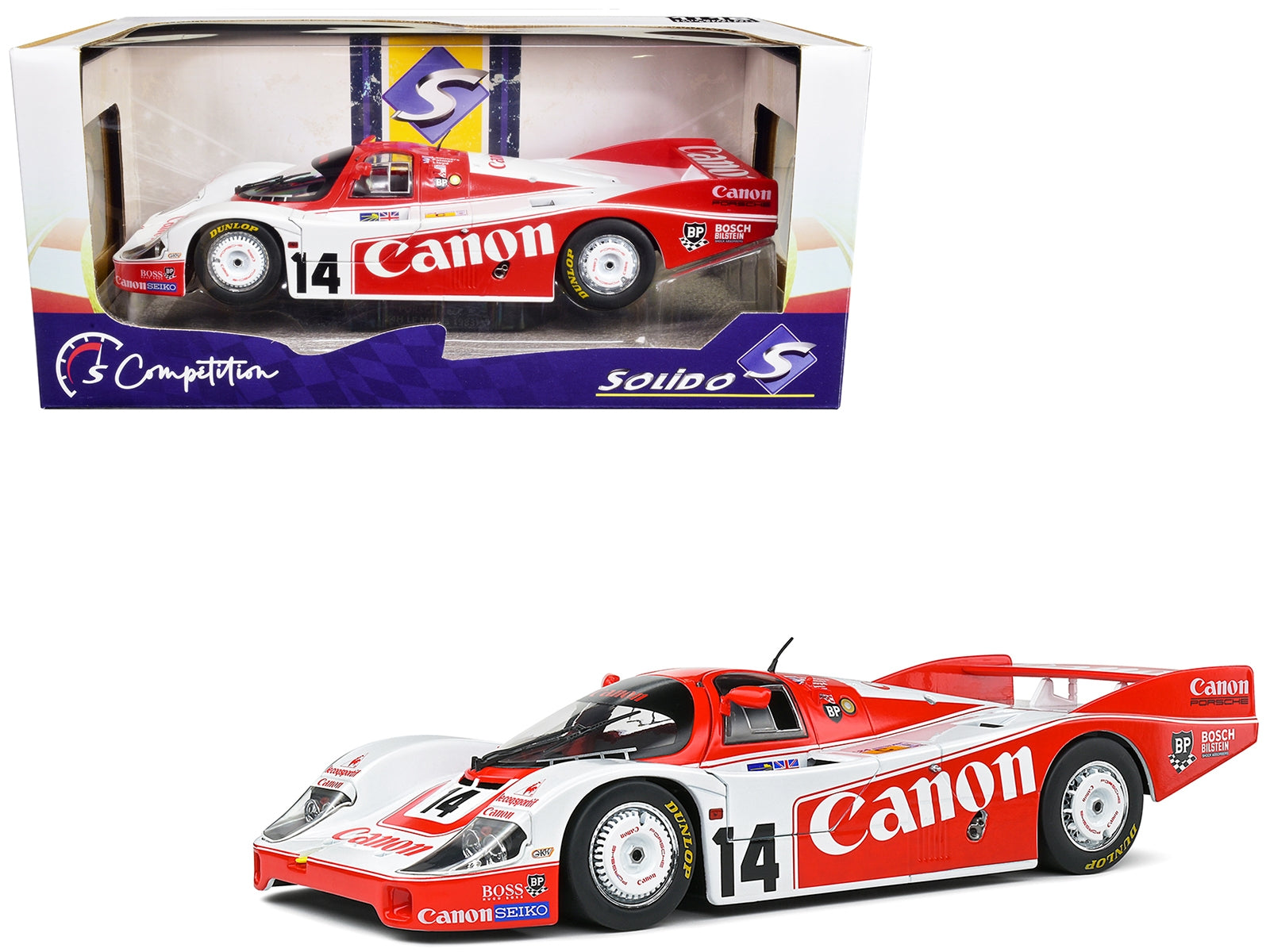 Porsche 956 #14 Richard Lloyd - Jonathan Palmer - Jan Lammers "24 - Premium Porsche Models from Solido - Just $97.99! Shop now at Rapidvehicles