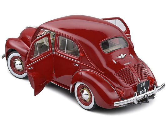 1956 Renault 4CV Red 1/18 Diecast Model Car by Solido - Premium Renault Models from Solido - Just $101.99! Shop now at Rapidvehicles