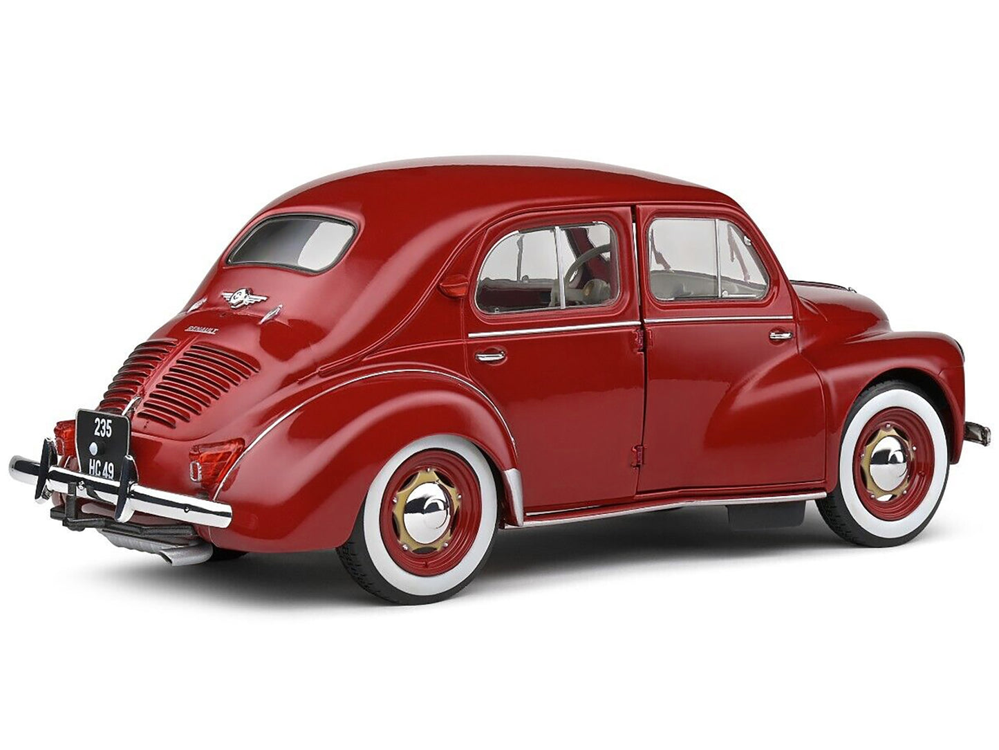 1956 Renault 4CV Red 1/18 Diecast Model Car by Solido - Premium Renault Models from Solido - Just $101.99! Shop now at Rapidvehicles