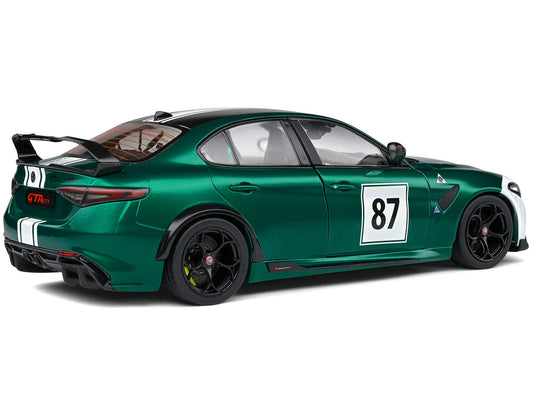 2021 Alfa Romeo Giulia GTA M #87 Green Metallic with Carbon Top