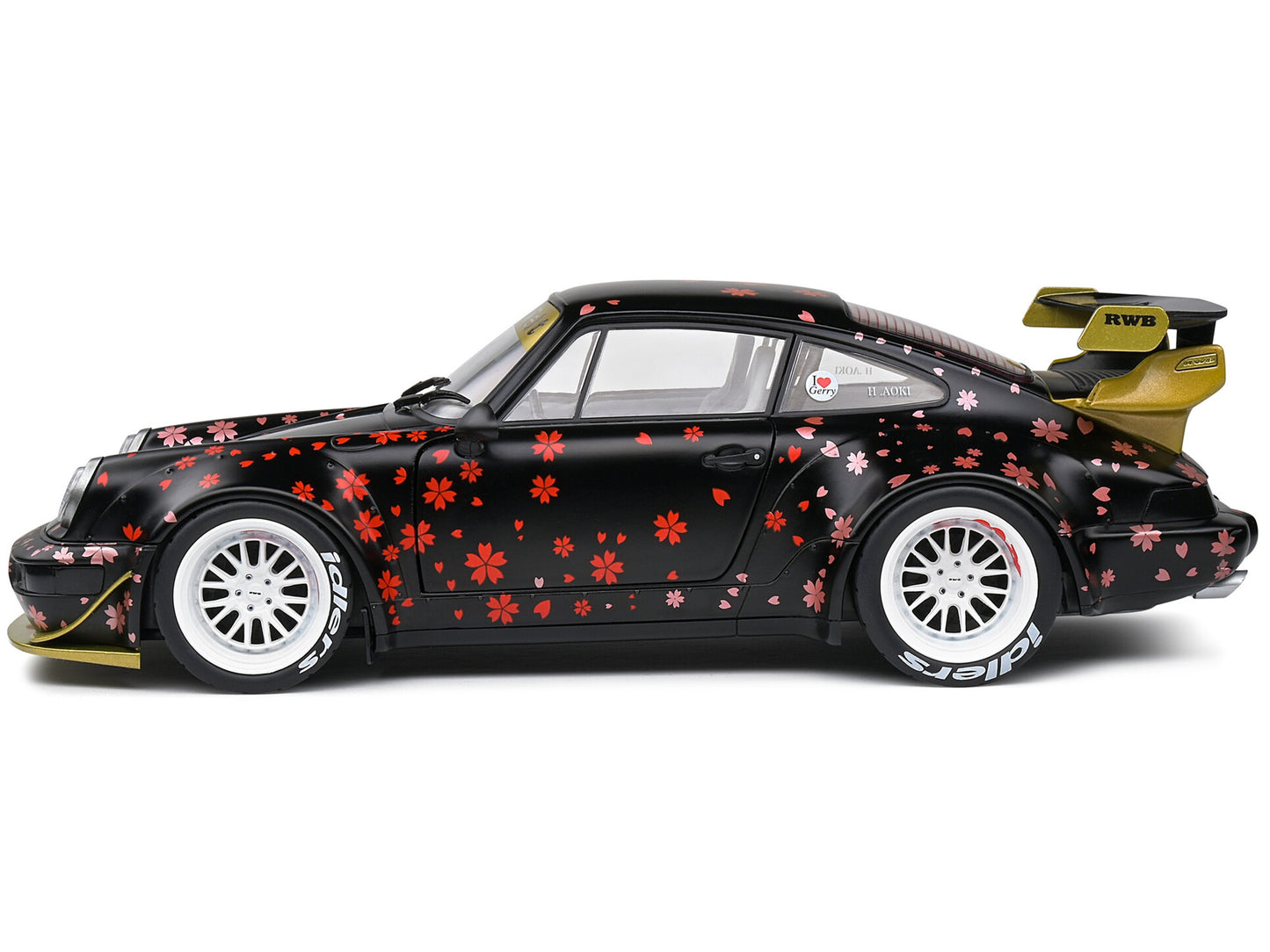 2021 RWB Aoki Matt Black with Cherry Blossom Graphics "Rauh