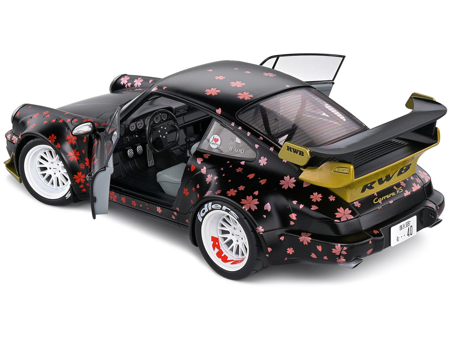 2021 RWB Aoki Matt Black with Cherry Blossom Graphics "Rauh