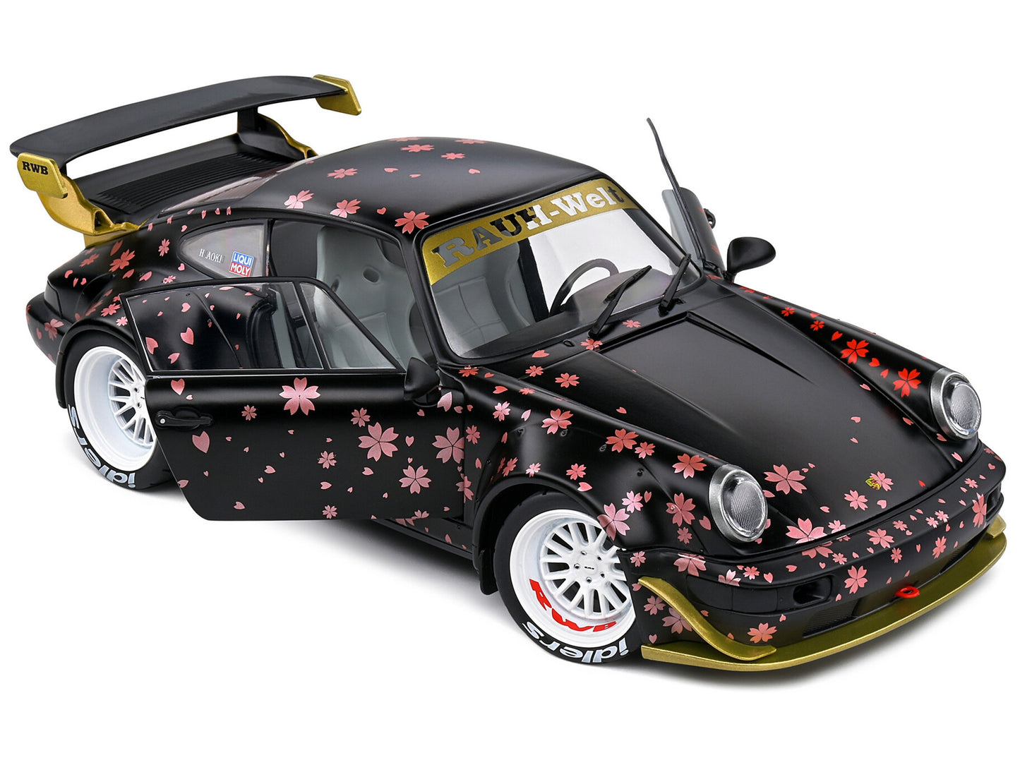 2021 RWB Aoki Matt Black with Cherry Blossom Graphics "Rauh