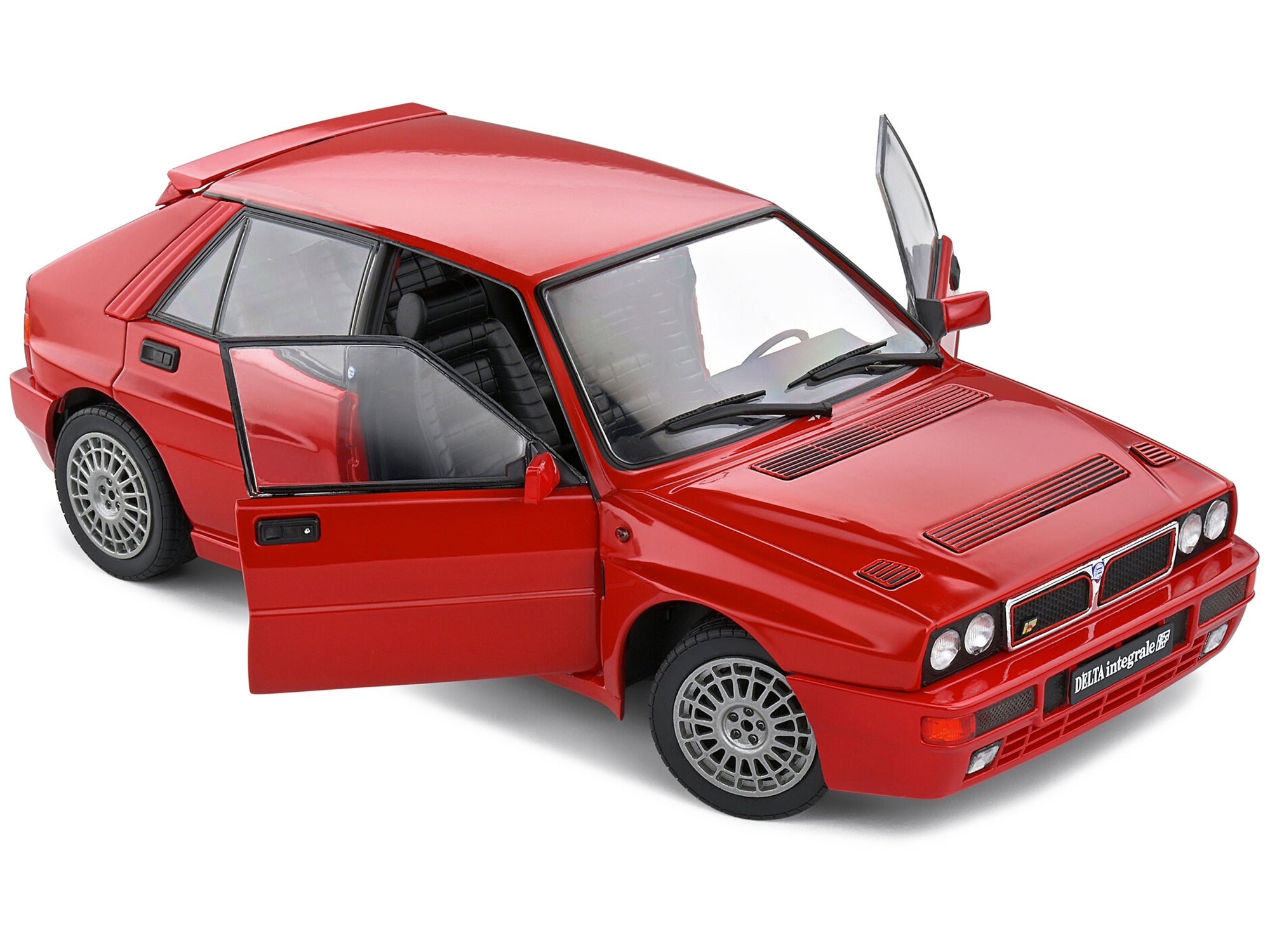 1991 Lancia Delta HF Integrale Rosso Corsa Red 1/18 Diecast Model Car by Solido - Premium Lancia Models from Solido - Just $99.99! Shop now at Rapidvehicles