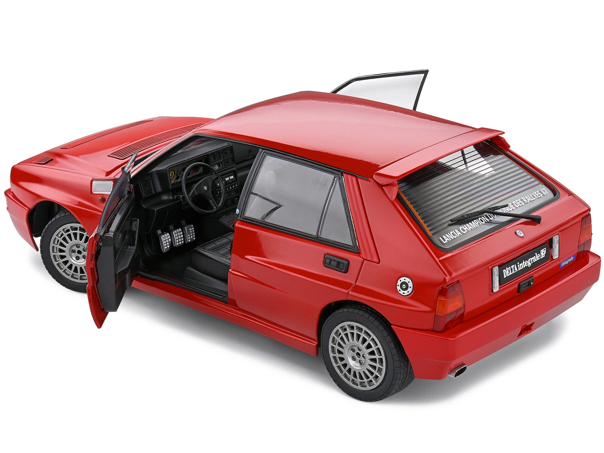 1991 Lancia Delta HF Integrale Rosso Corsa Red 1/18 Diecast Model Car by Solido - Premium Lancia Models from Solido - Just $99.99! Shop now at Rapidvehicles