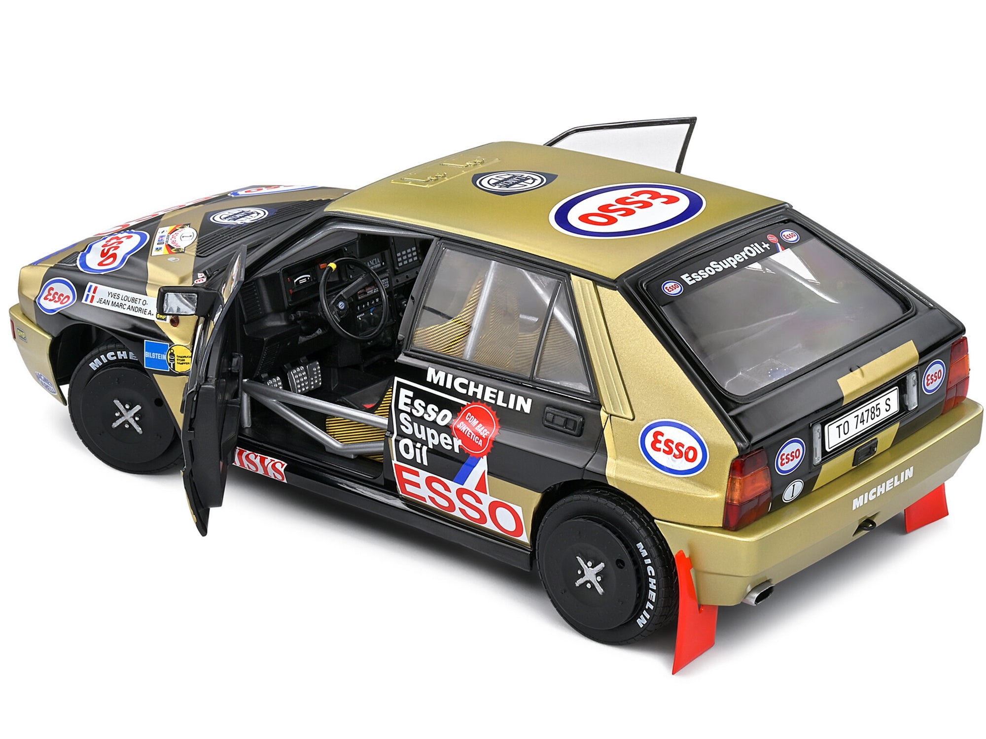 Lancia Delta HF Integrale #2 Yves Loubet - Jean-Marc Andrie 3rd Place "ADAC Rallye Deutschland" (1989) "Competition" Series 1/18 Diecast Model Car by Solido - Premium Rally Models from Solido - Just $100.99! Shop now at Rapidvehicles