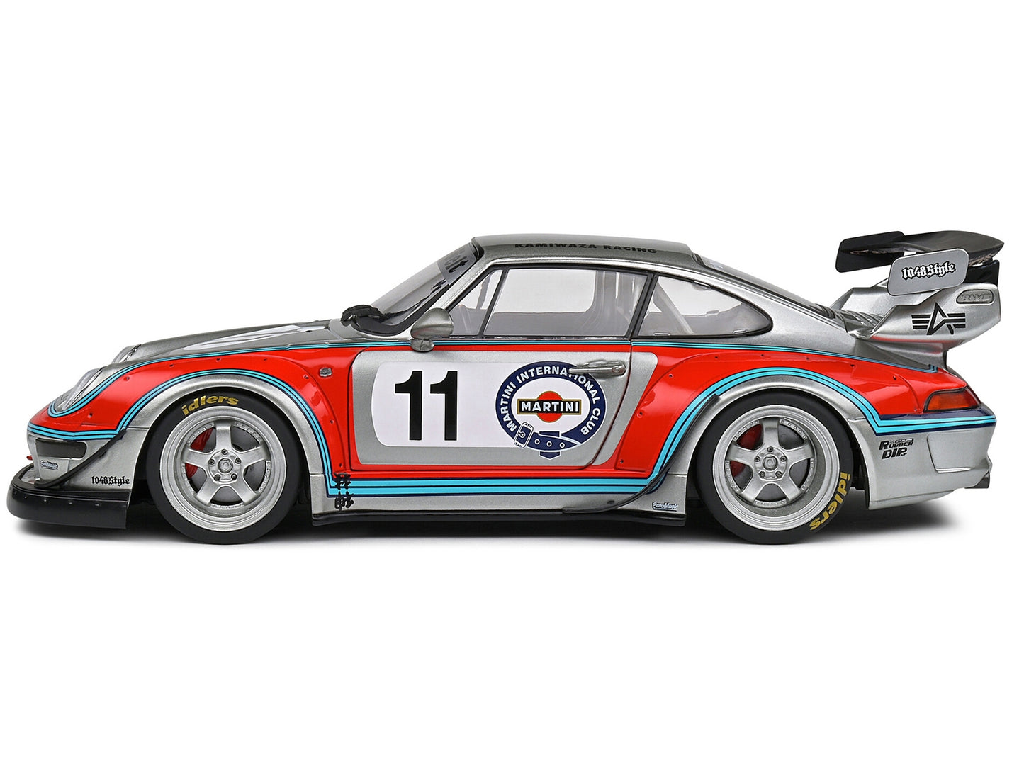 2020 RWB Bodykit #11 "Martini-Kamiwaza Racing" Silver Metallic - Premium Other from Solido - Just $118.99! Shop now at Rapidvehicles