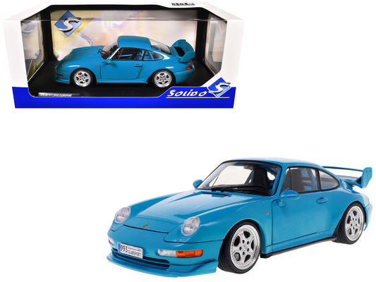 1997 Porsche 911 (993) Clubsport Riviera Blue 1/18 Diecast Model Car by Solido