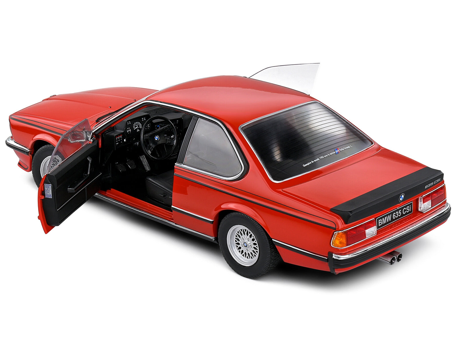 1984 BMW 635 CSI (E24) Henna Red 1/18 Diecast Model Car by Solido - Premium BMW Models from Solido - Just $88.99! Shop now at Rapidvehicles