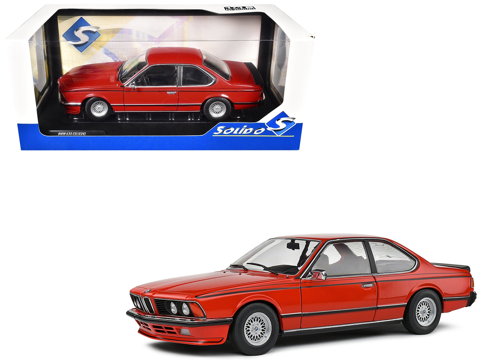 1984 BMW 635 CSI (E24) Henna Red 1/18 Diecast Model Car by Solido - Premium BMW Models from Solido - Just $88.99! Shop now at Rapidvehicles