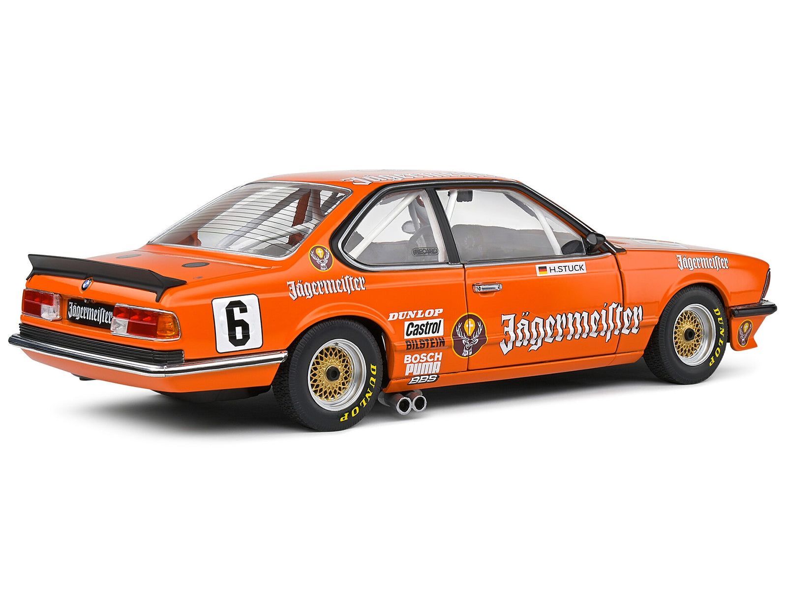 BMW 635 CSI (E24) #6 Hans-Joachim Stuck "Jagermeister" "European Touring Car Championship" (1984) "Competition" Series 1/18 Diecast Model Car by Solido - Premium BMW Models from Solido - Just $100.99! Shop now at Rapidvehicles