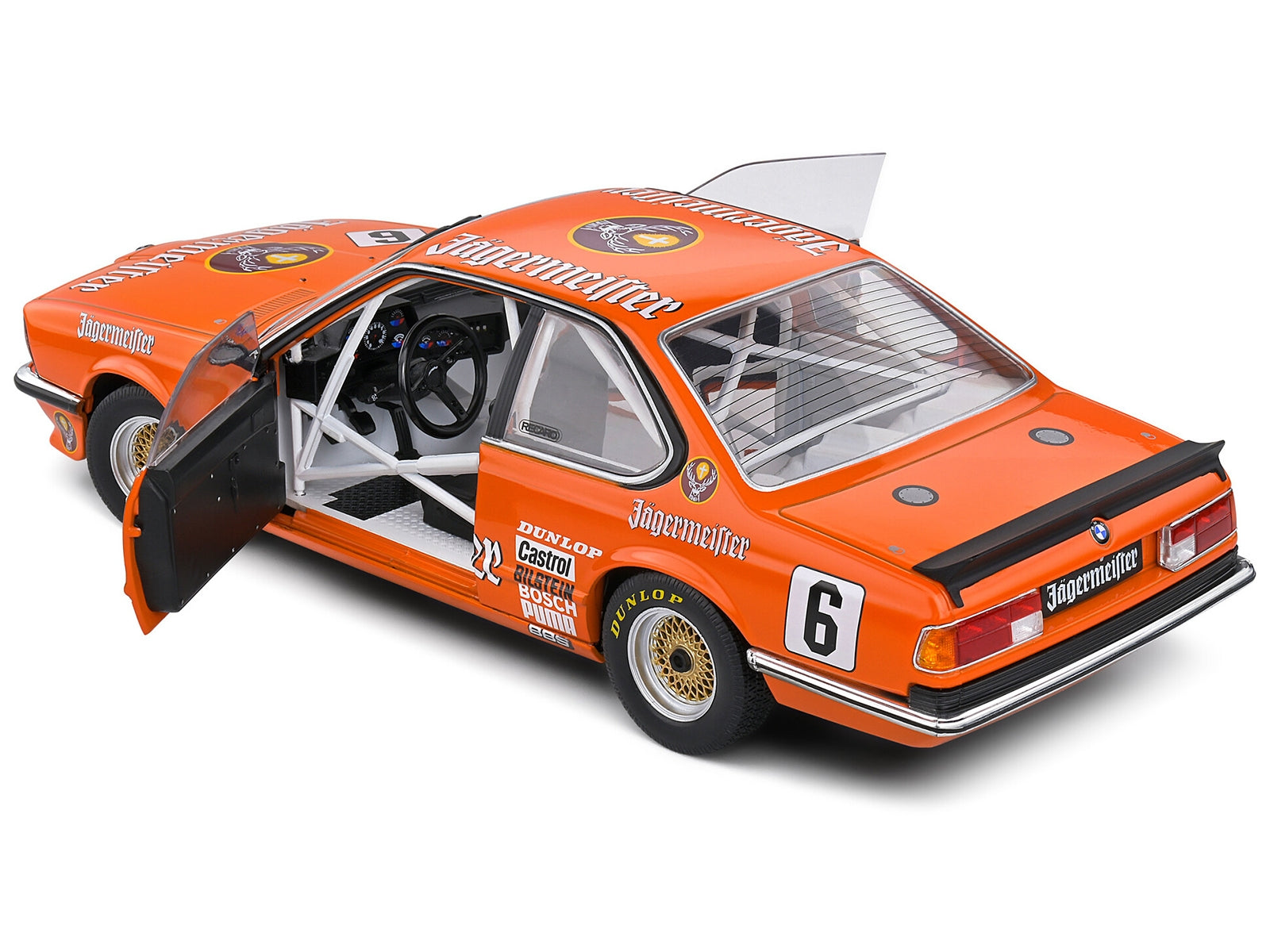 BMW 635 CSI (E24) #6 Hans-Joachim Stuck "Jagermeister" "European Touring Car Championship" (1984) "Competition" Series 1/18 Diecast Model Car by Solido - Premium BMW Models from Solido - Just $100.99! Shop now at Rapidvehicles