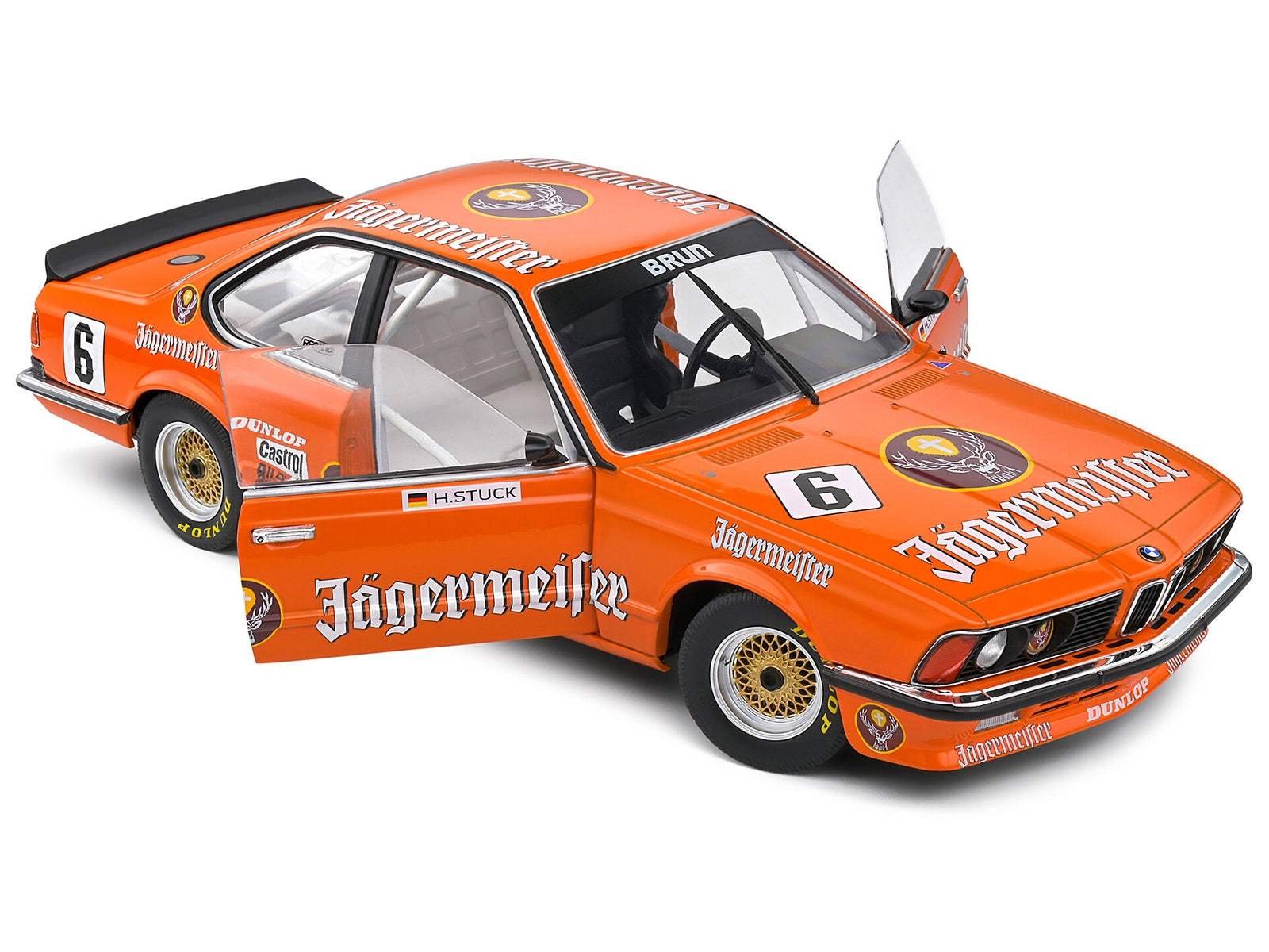 BMW 635 CSI (E24) #6 Hans-Joachim Stuck "Jagermeister" "European Touring Car Championship" (1984) "Competition" Series 1/18 Diecast Model Car by Solido - Premium BMW Models from Solido - Just $100.99! Shop now at Rapidvehicles