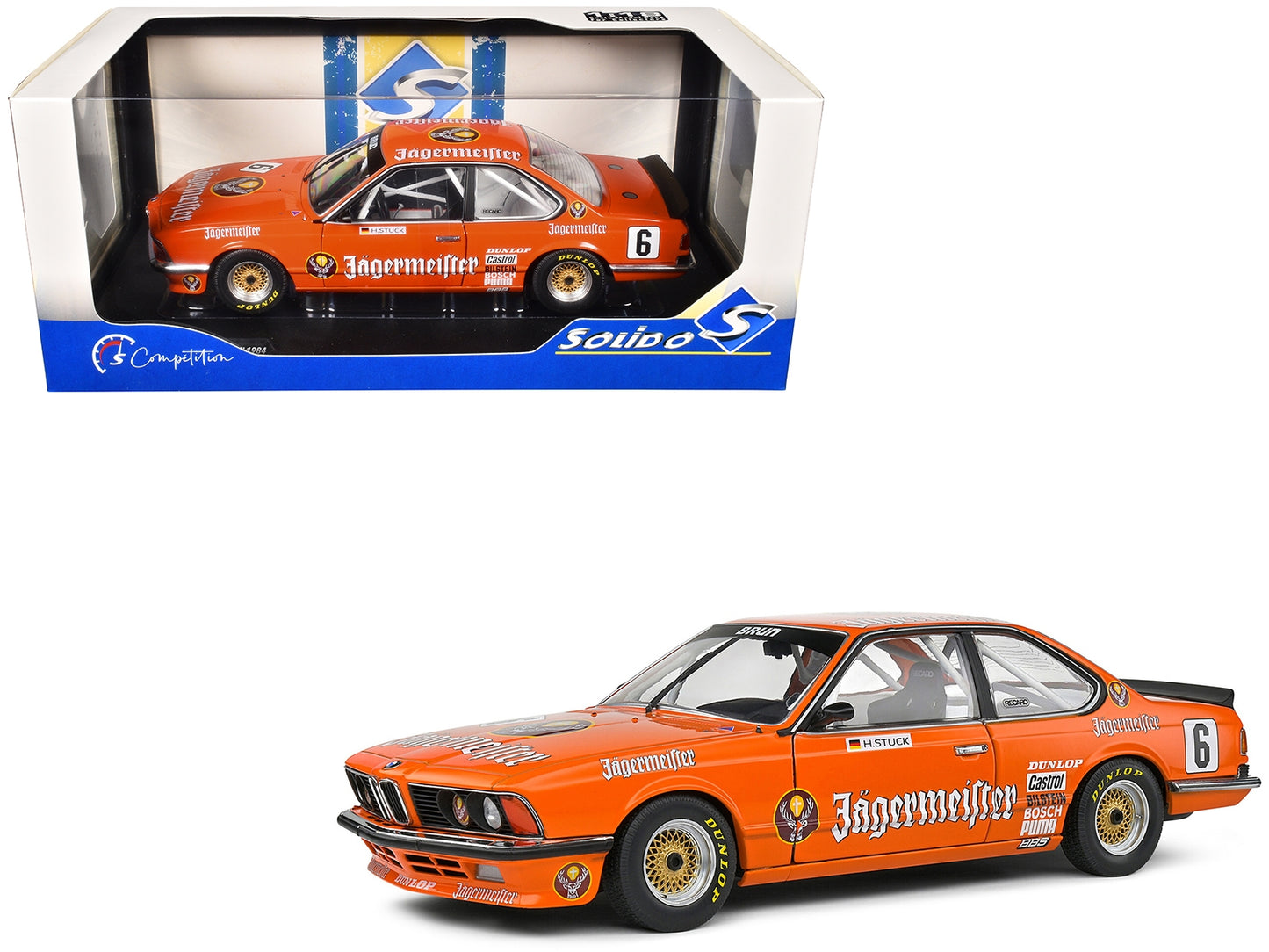 BMW 635 CSI (E24) #6 Hans-Joachim Stuck "Jagermeister" "European - Premium BMW Models from Solido - Just $107.09! Shop now at Rapidvehicles