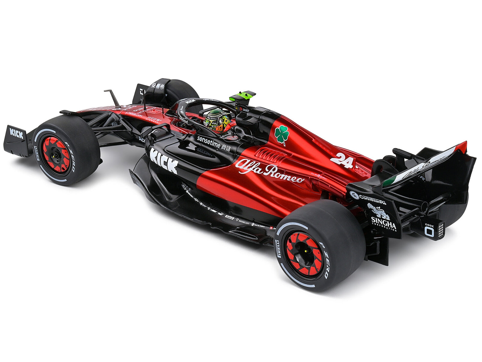 Alfa Romeo C43 #24 Zhou Guanyu "Formula One F1" Australian GP (2023) "Competition" Series 1/18 Diecast Model Car by Solido - Premium Formula 1 Models from Solido - Just $95.99! Shop now at Rapidvehicles