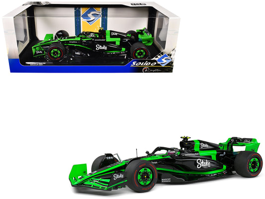 Kick Sauber C44 #24 Zhou Guanyu "Kick Sauber F1 Team" Formula One F1 "Bahrain GP" (2024) "Competition" Series 1/18 Diecast Model Car by Solido